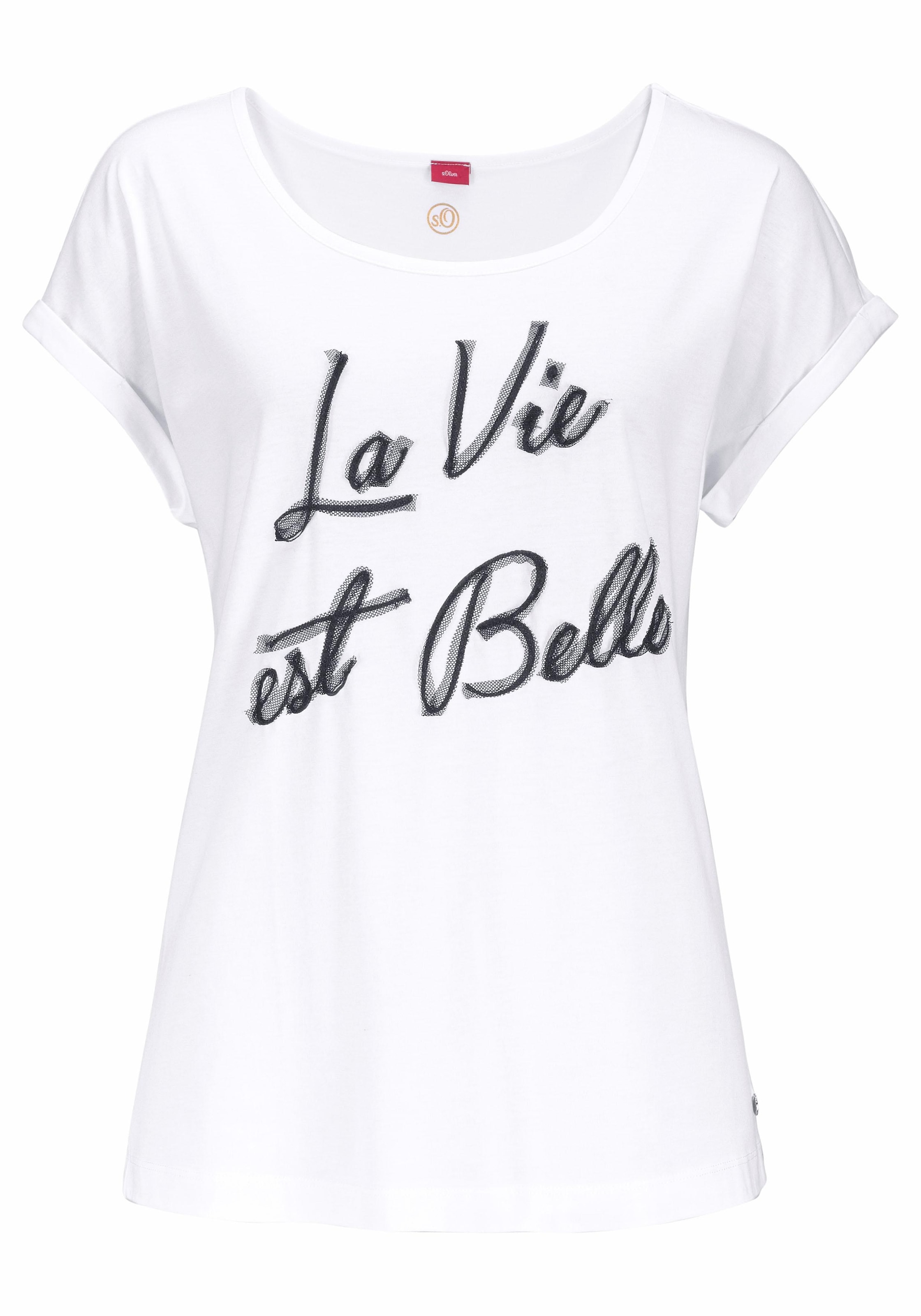 est bei bestellen Schwarz-Weiß-Design im Belle«, (2 Pyjama s.Oliver Vie Stück), 1 »La OTTO tlg.,