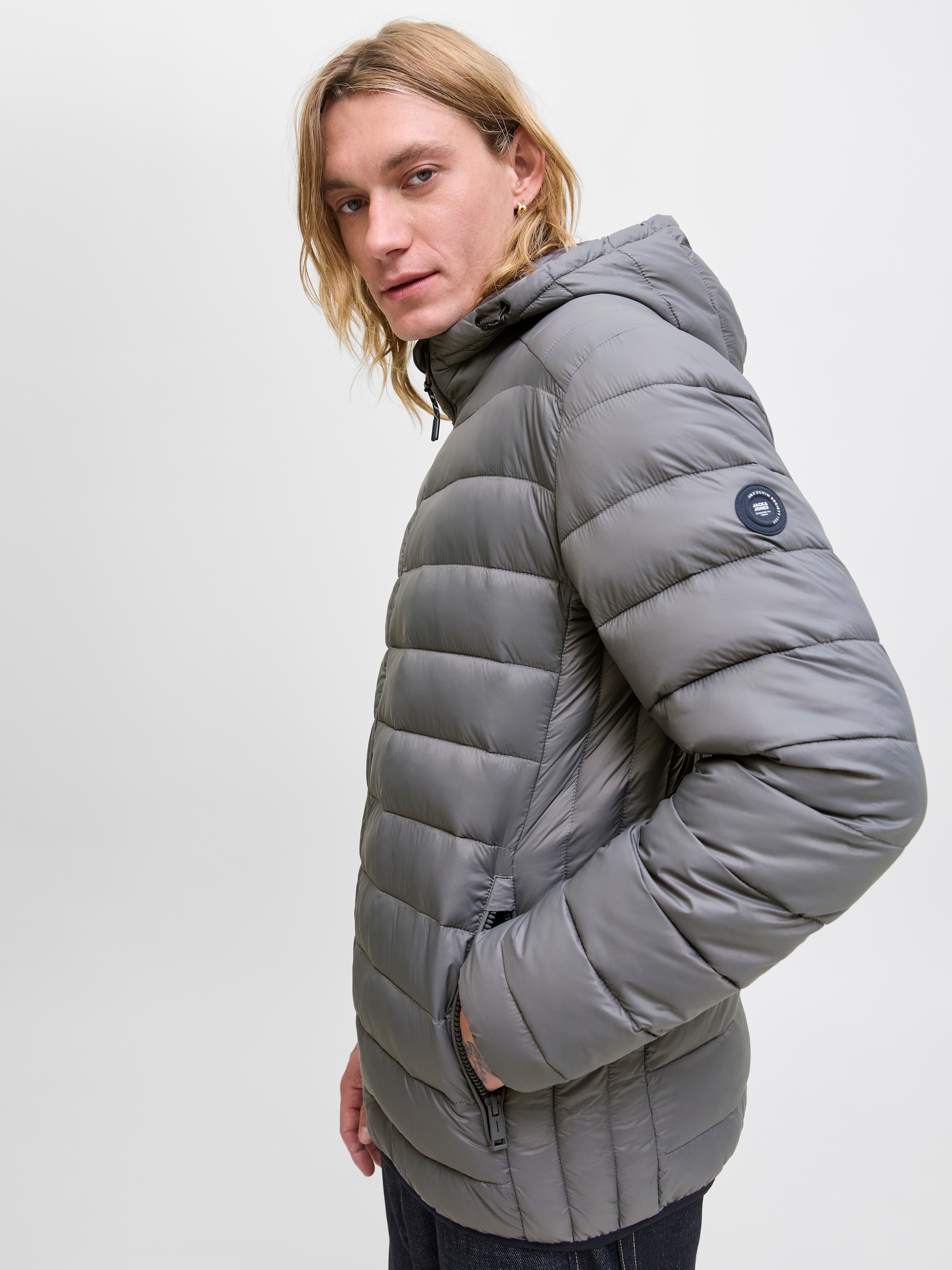 Jack & Jones Steppjacke »JJEBRADLEY LIGHT PUFFER HOOD NOOS«, mit Kapuze
