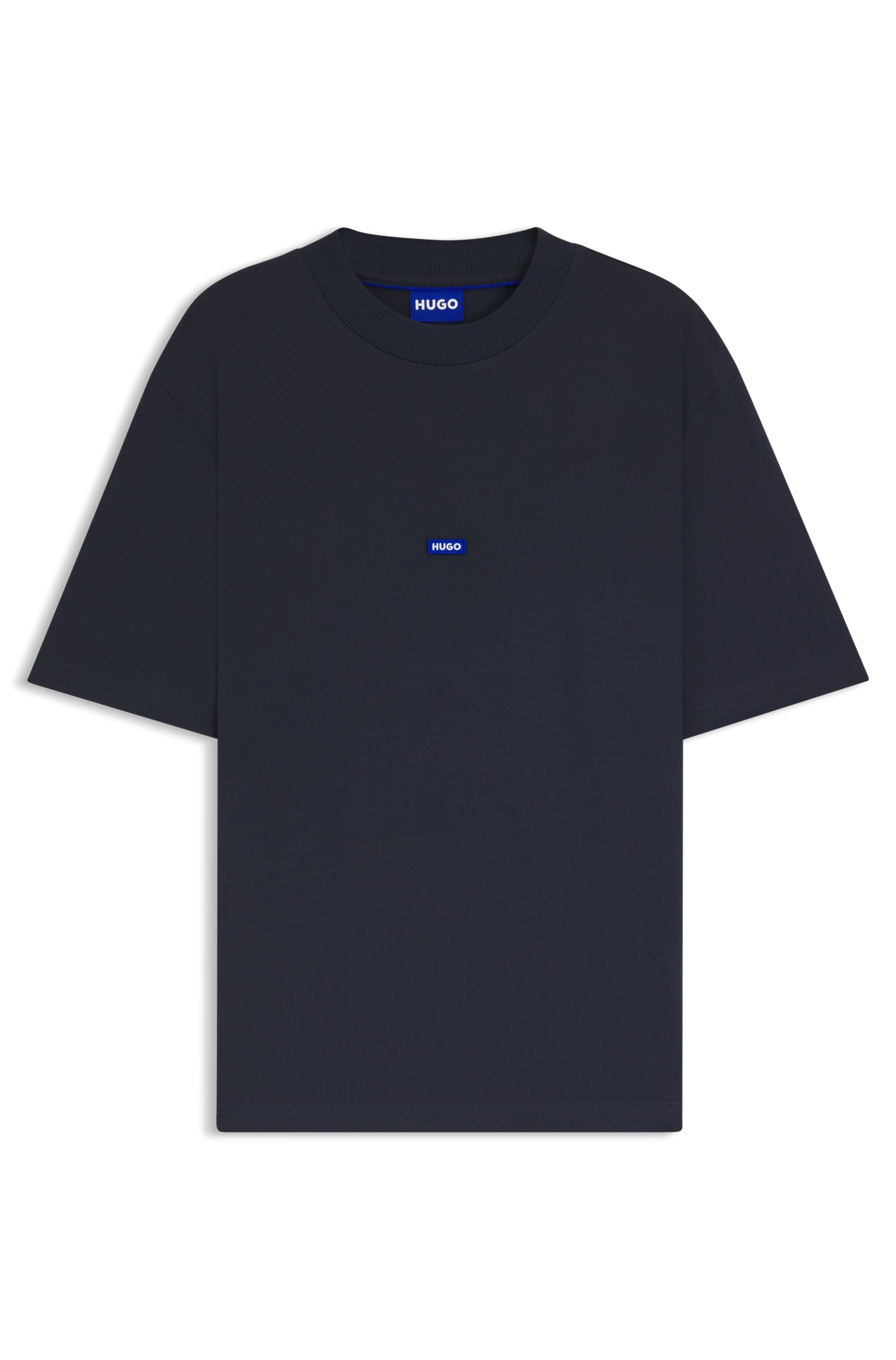 HUGO Blue T-Shirt »Nieros«, mit Logo-Patch