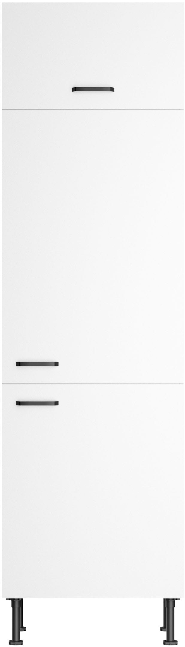 KOCHSTATION Kühlumbauschrank »KS-Paula« 60 cm breit, 211 cm hoch, mit 1 Klappe, 2 Türen, 1 Einlegeboden