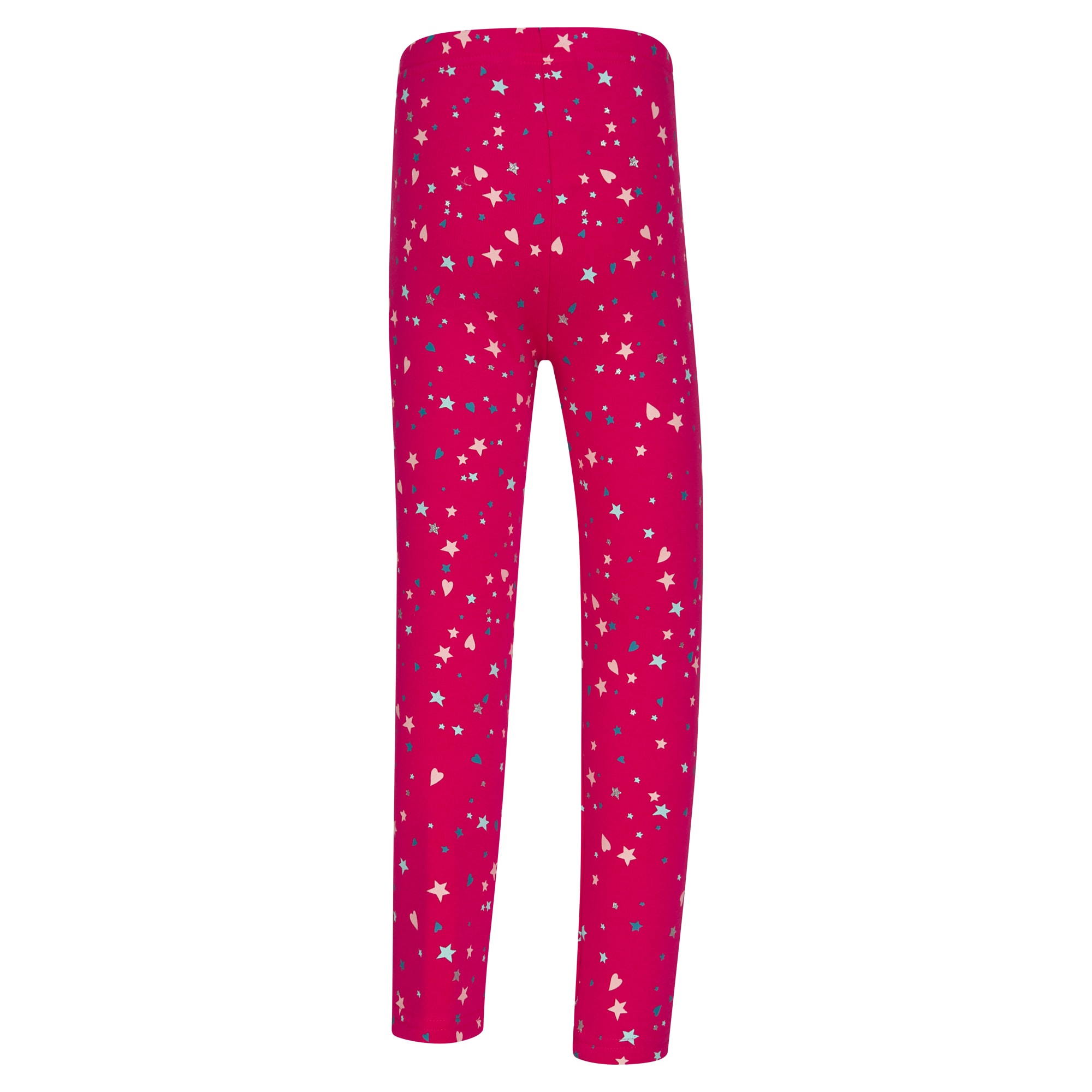 happy girls Sweatleggings, im tollen Sternen-Herzen-Alloverprint