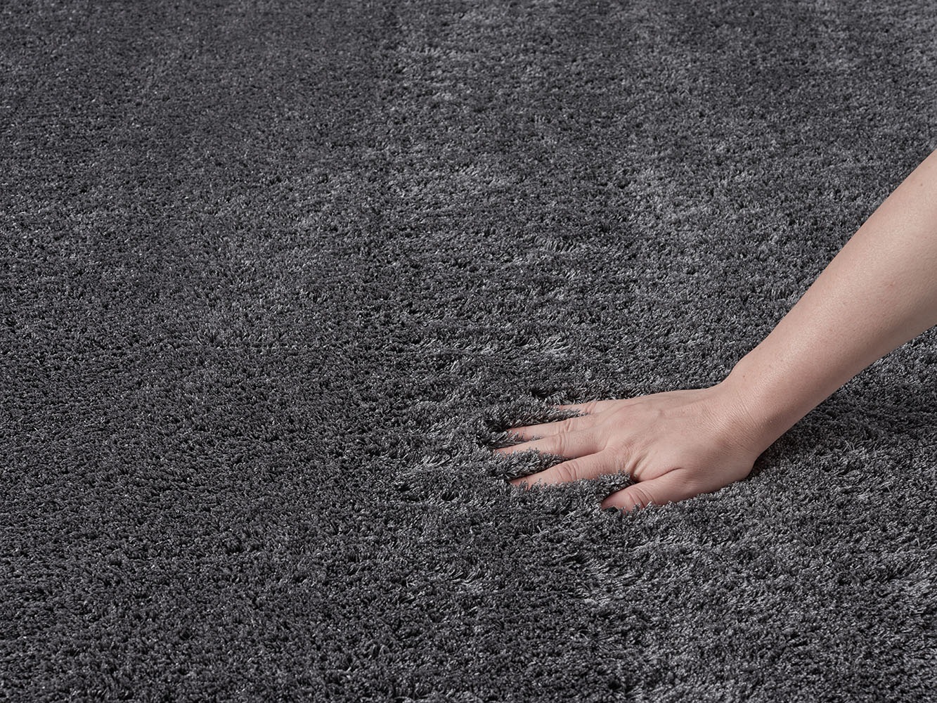 OTTO home Hochflor-Teppich »Lilari«, rechteckig, 30 mm Höhe, Uni Farben, besonders weich und kuschelig, Wohnzimmer, Schlafzimmer