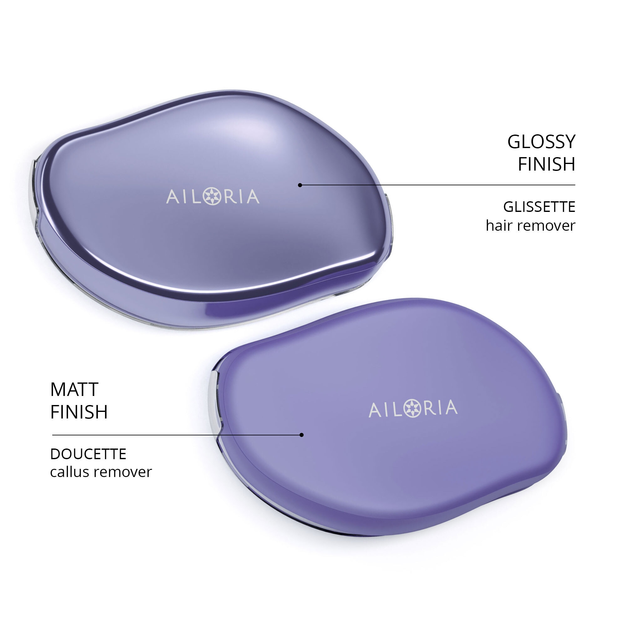 AILORIA Hornhautfeile »Haar- & Hornhautentferner Glide & Glow Collection«