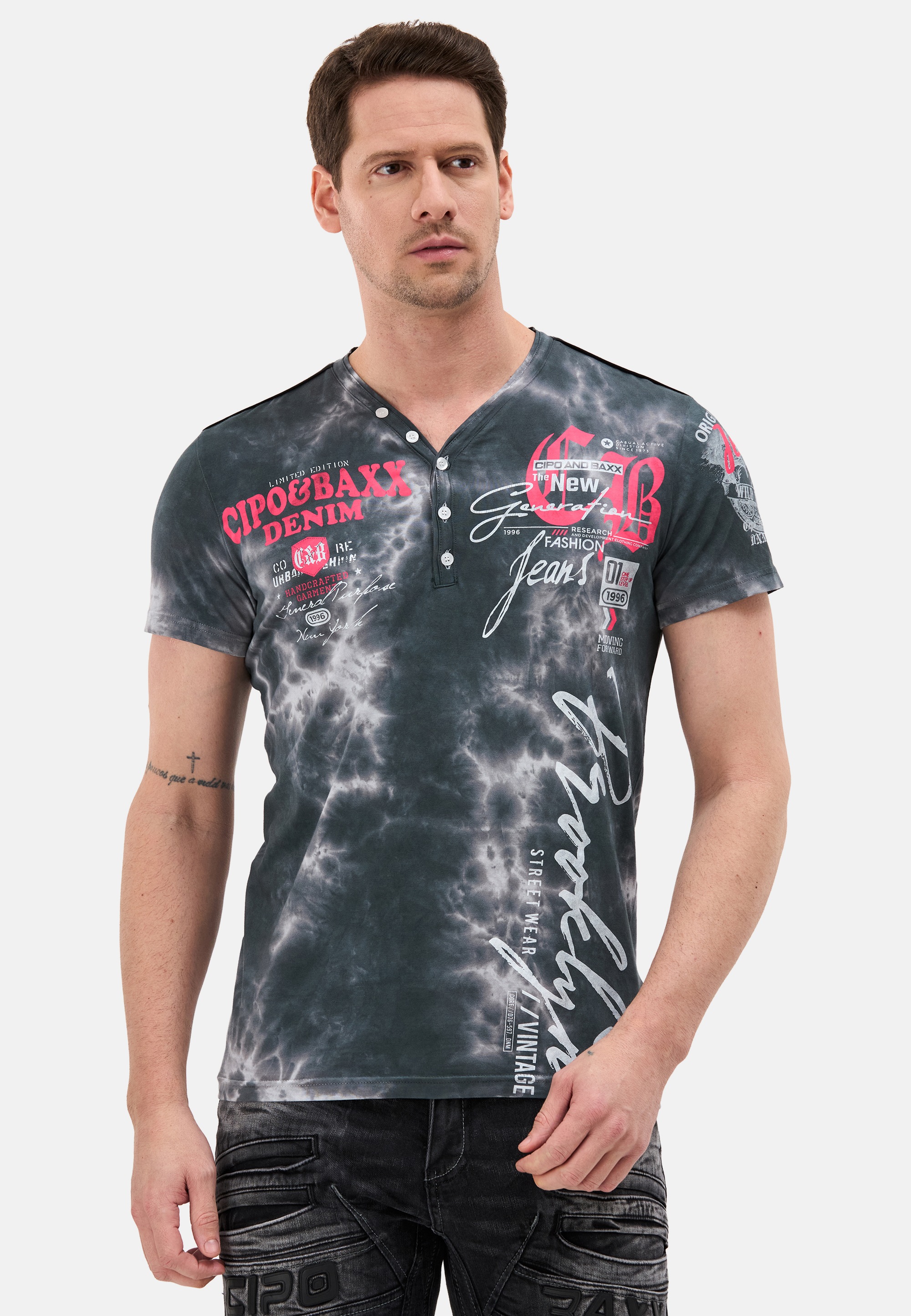 Cipo & Baxx Kurzarmshirt