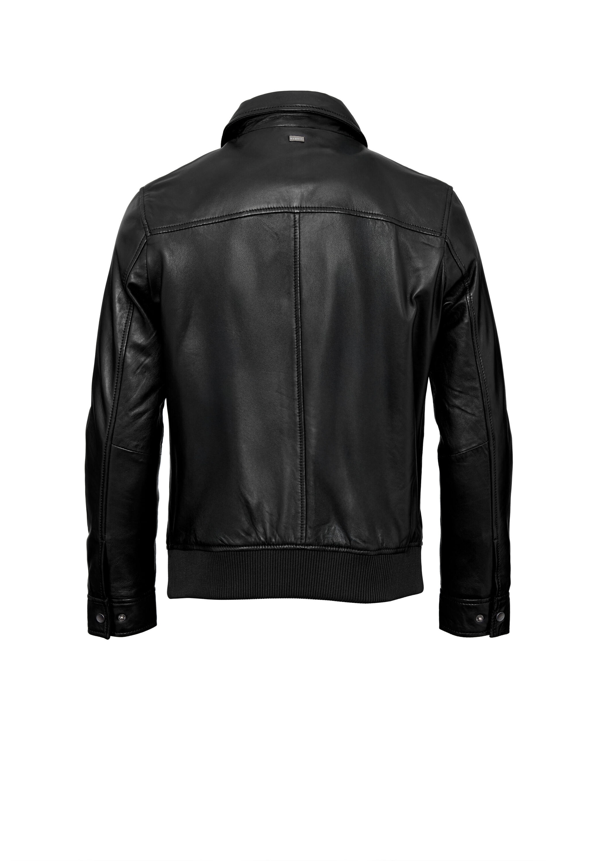 bugatti Lederjacke »BUDANTE« ohne Kapuze aus hochwertigem Leder
