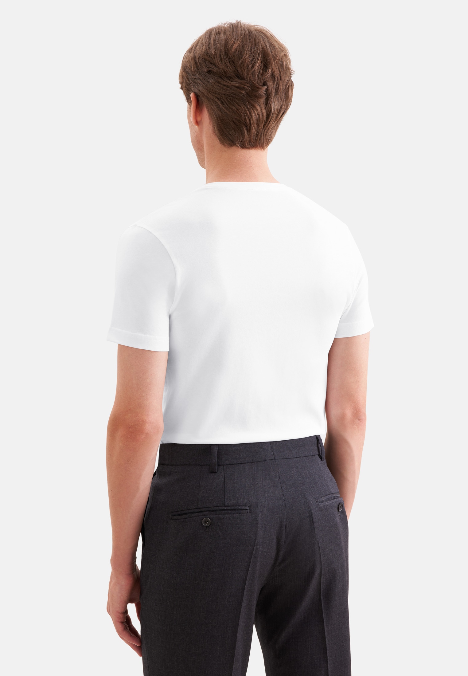 seidensticker T-Shirt »Schwarze Rose« 1/2 V-Neck Uni