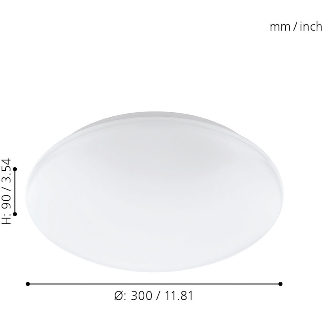 EGLO LED Deckenleuchte »GIRON-C«, 1 flammig-flammig