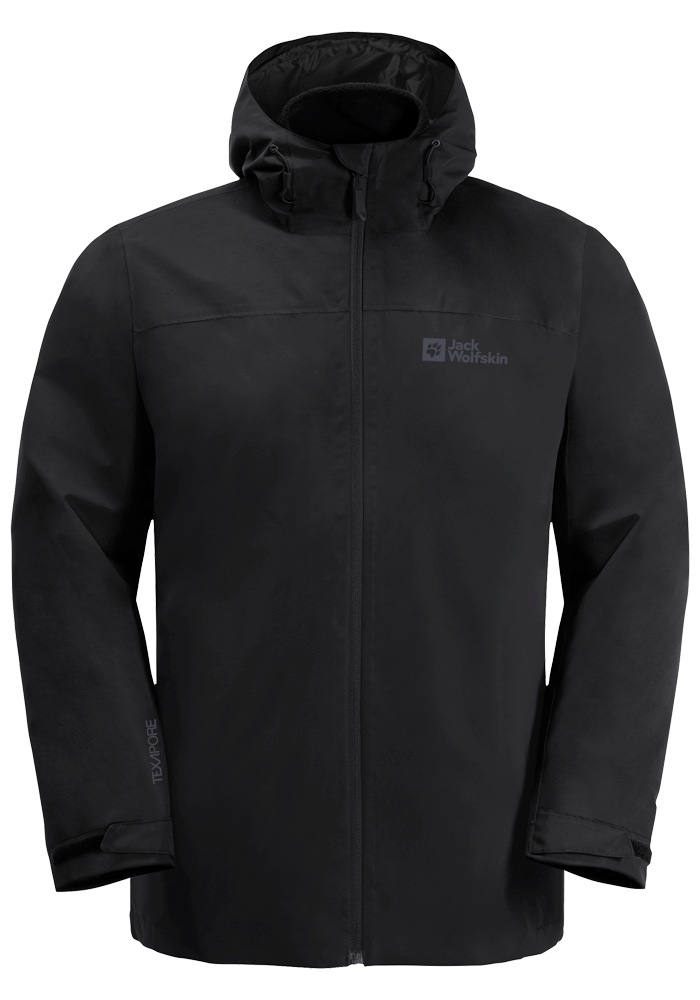 Jack Wolfskin 3-in-1-Funktionsjacke »TAUBENBERG 3IN1 JKT M«, mit Kapuze