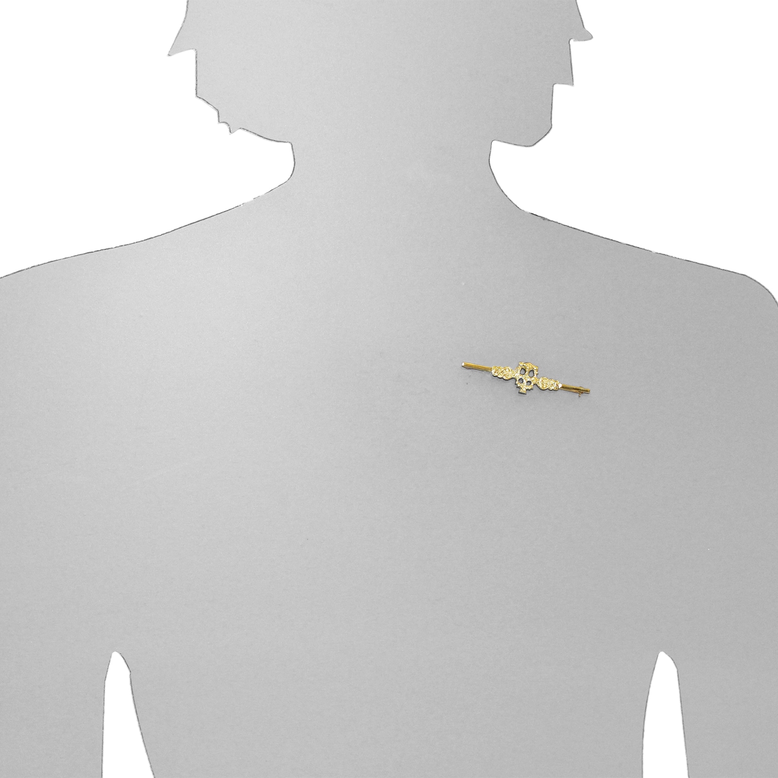 OSTSEE-SCHMUCK Brosche »- Hiddensee - Gold 333/000 -,«