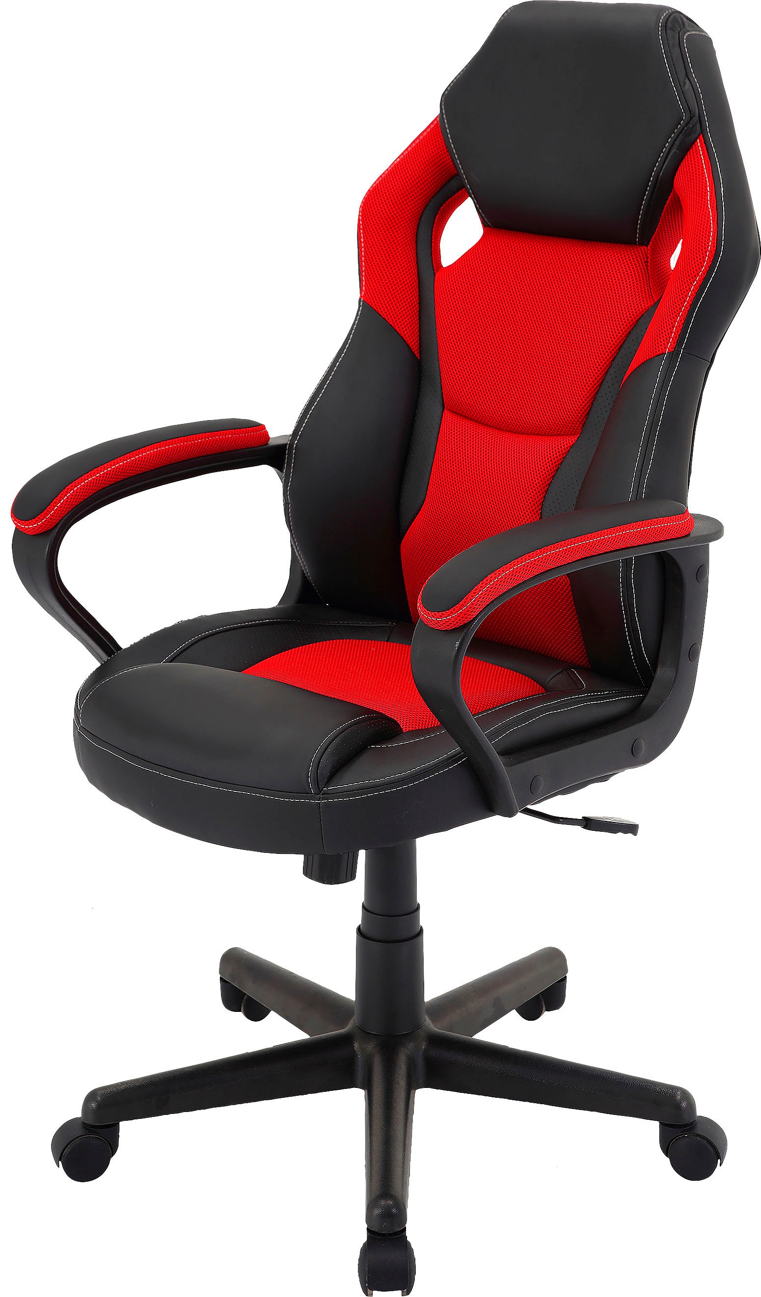 byLIVING Gaming-Stuhl »Matteo«, Kunstleder-Netzstoff, verstellbarer OTTO Schreibtischstuhl mit Online Wippmechanik Shop