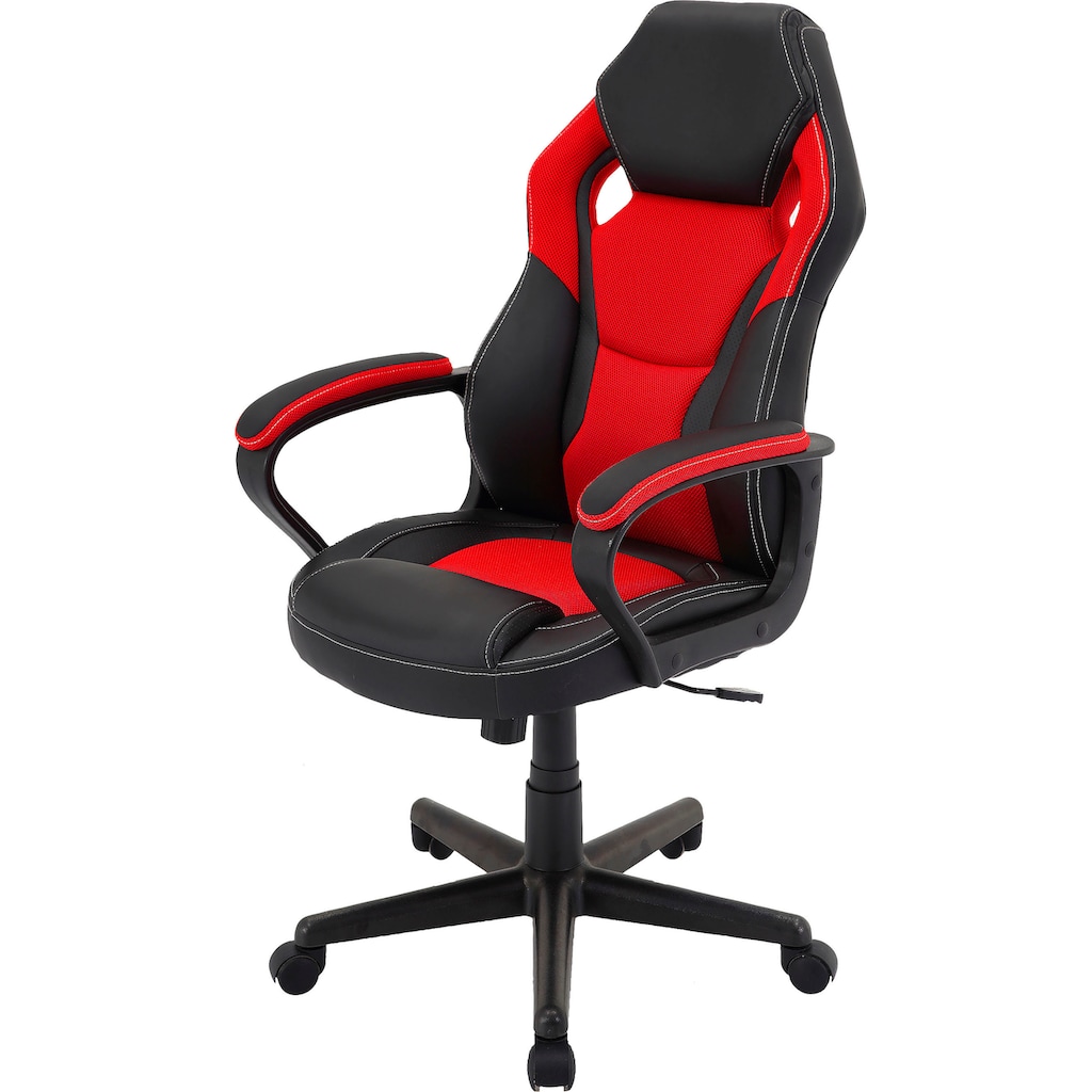 byLIVING Gaming-Stuhl »Matteo«, Kunstleder-Netzstoff, verstellbarer Gaming Chair