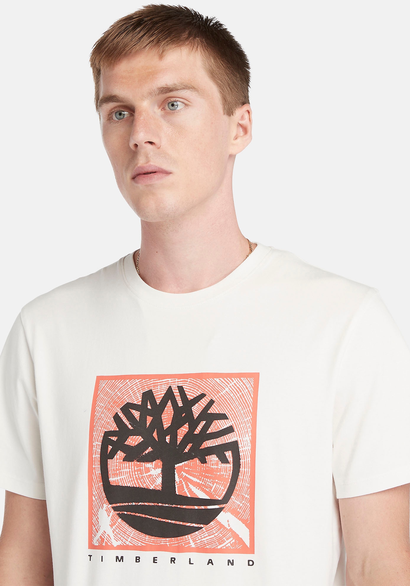 Timberland T-Shirt »Short Sleeve Front Graphic Tee«, in großen Größen