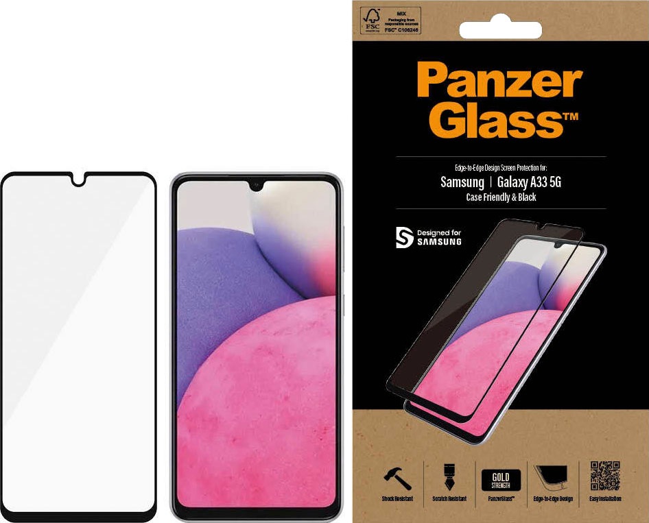 PanzerGlass Displayschutzglas »Samsung Galaxy A33 5G CF«, (1 St.)