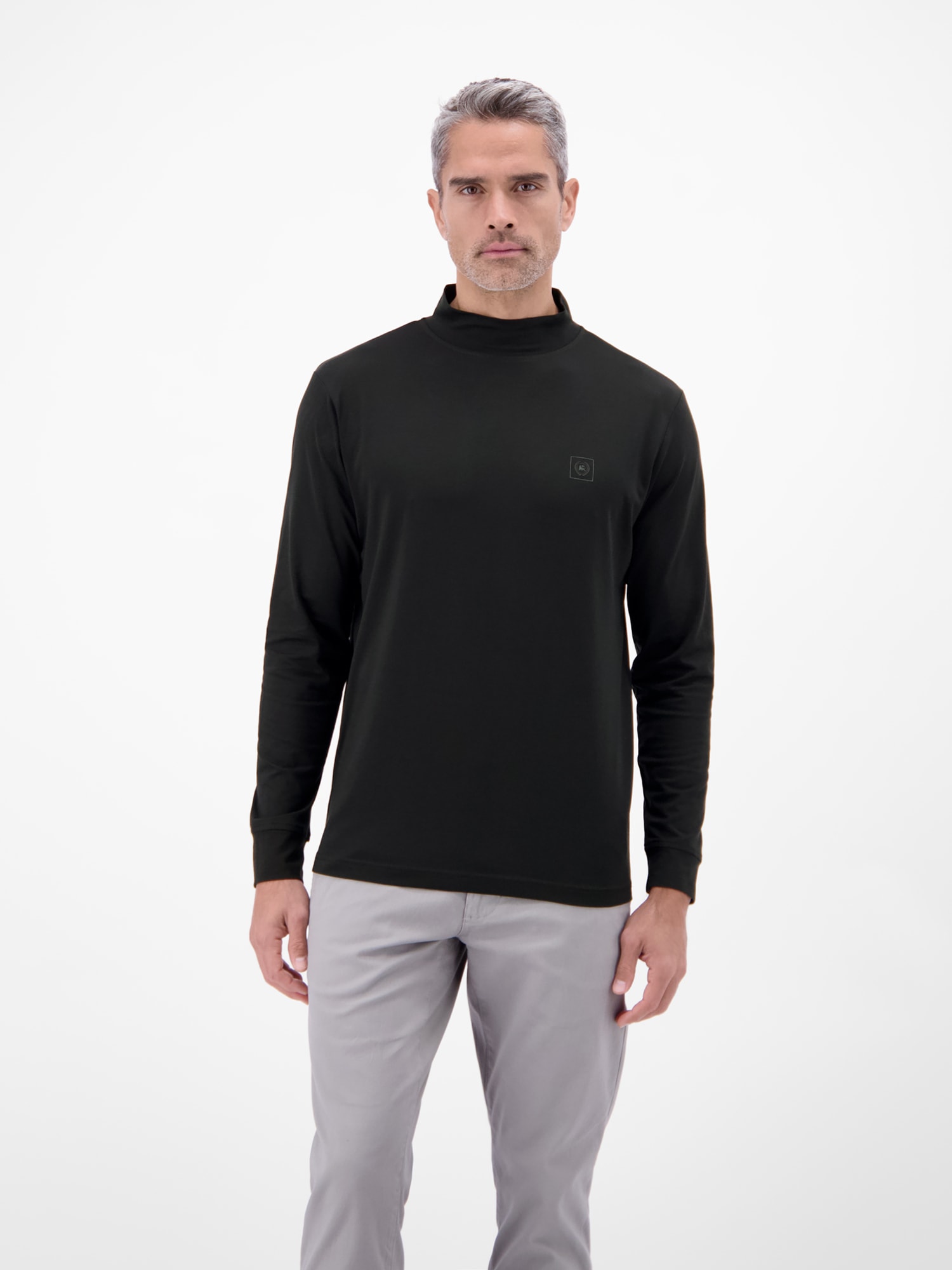 LERROS Sweatshirt »Herren-Shirt mit modischem Turtleneck«
