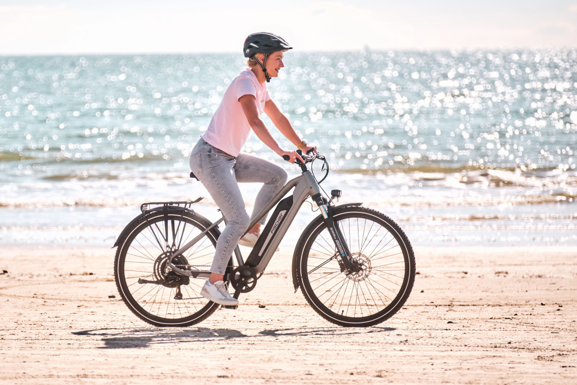 FISCHER Fahrrad »TERRA 2.2 688 55 ACTIVE« 8 Gang Shimano ACERA Schaltwerk Heckmotor mit Akku-Ladegerät | mit Werkzeug,  Pedelec, Elektrofahrrad für Damen und Herren
