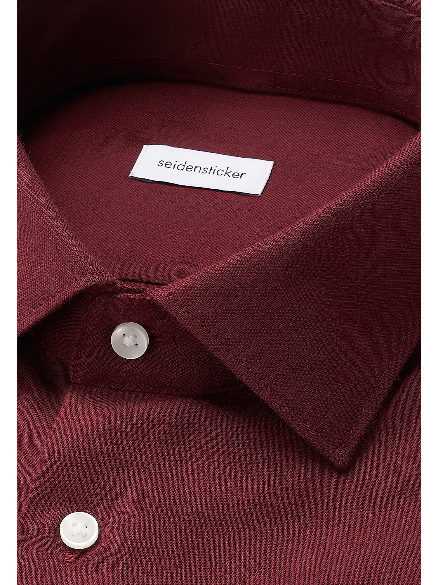 seidensticker Flanellhemd »Schwarze Rose«, Slim 1/1 Kentkragen Flanell