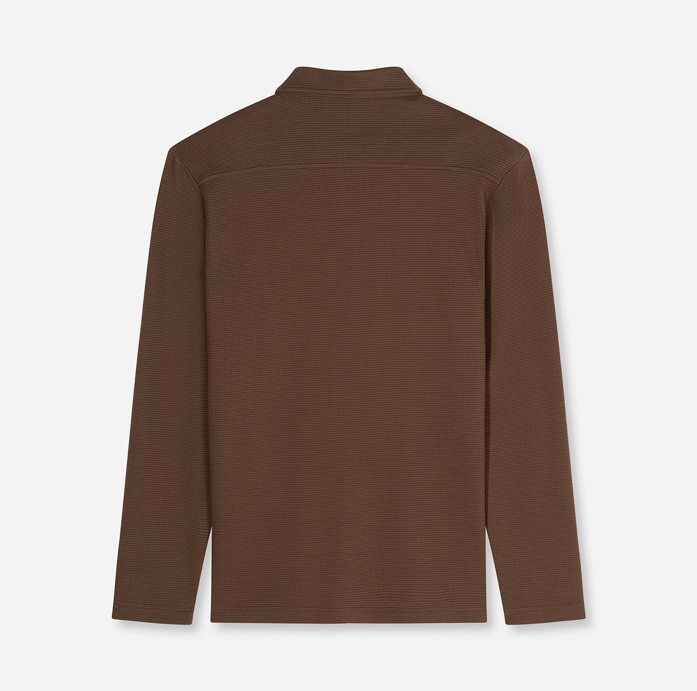 OLYMP Langarm-Poloshirt »Casual« mit Waffle-Struktur