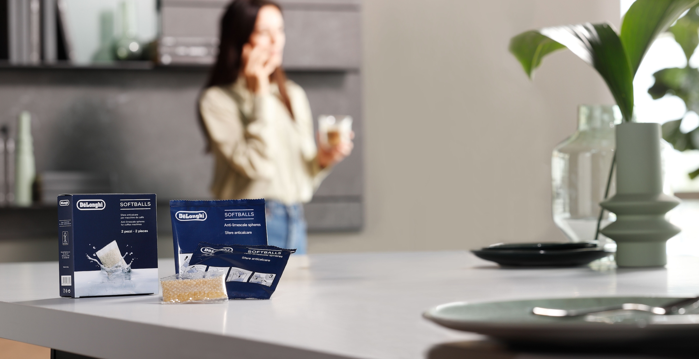 De'Longhi Entkalker »SoftBalls DLSC551« 2 Stück / Packung