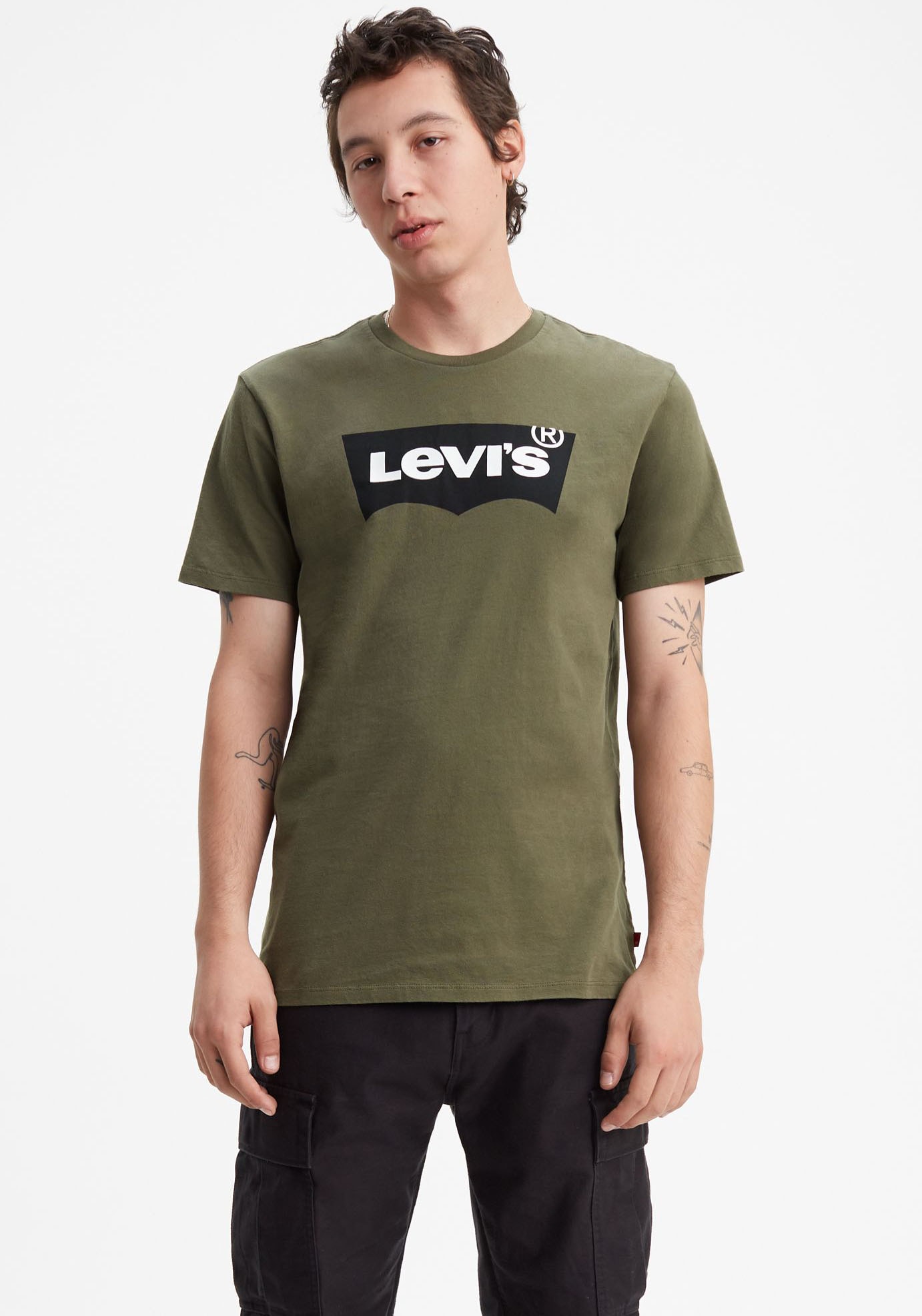 Levi's® T-Shirt »Batwing Logo Tee«, mit Logo-Front-Print