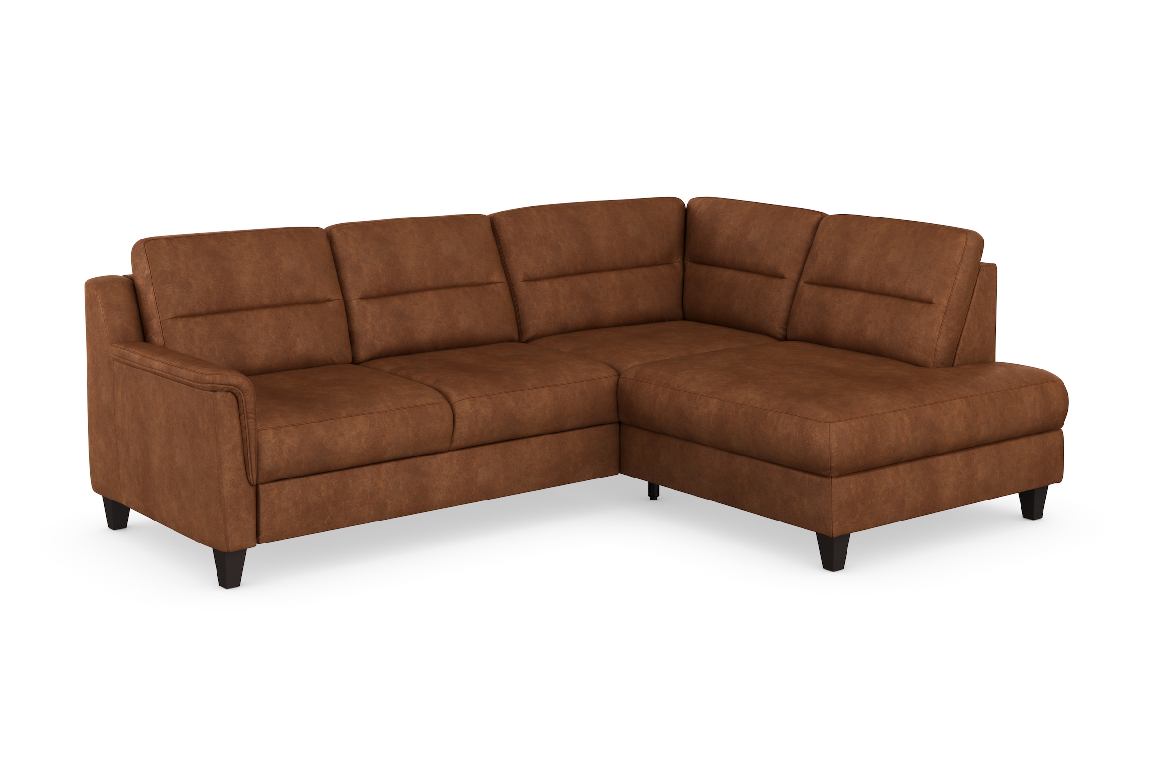 sit&more Ecksofa »Farö L-Form«, inklusive Federkern, wahlweise mit Bettfunktion und Bettkasten