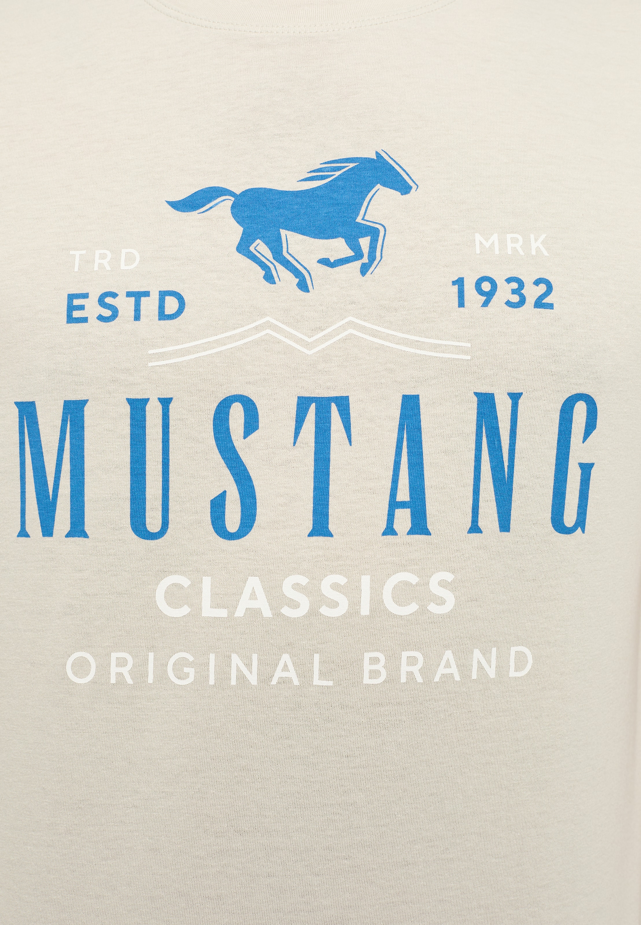 OTTO »Mustang Print-Shirt« online Kurzarmshirt bei bestellen T-Shirt MUSTANG