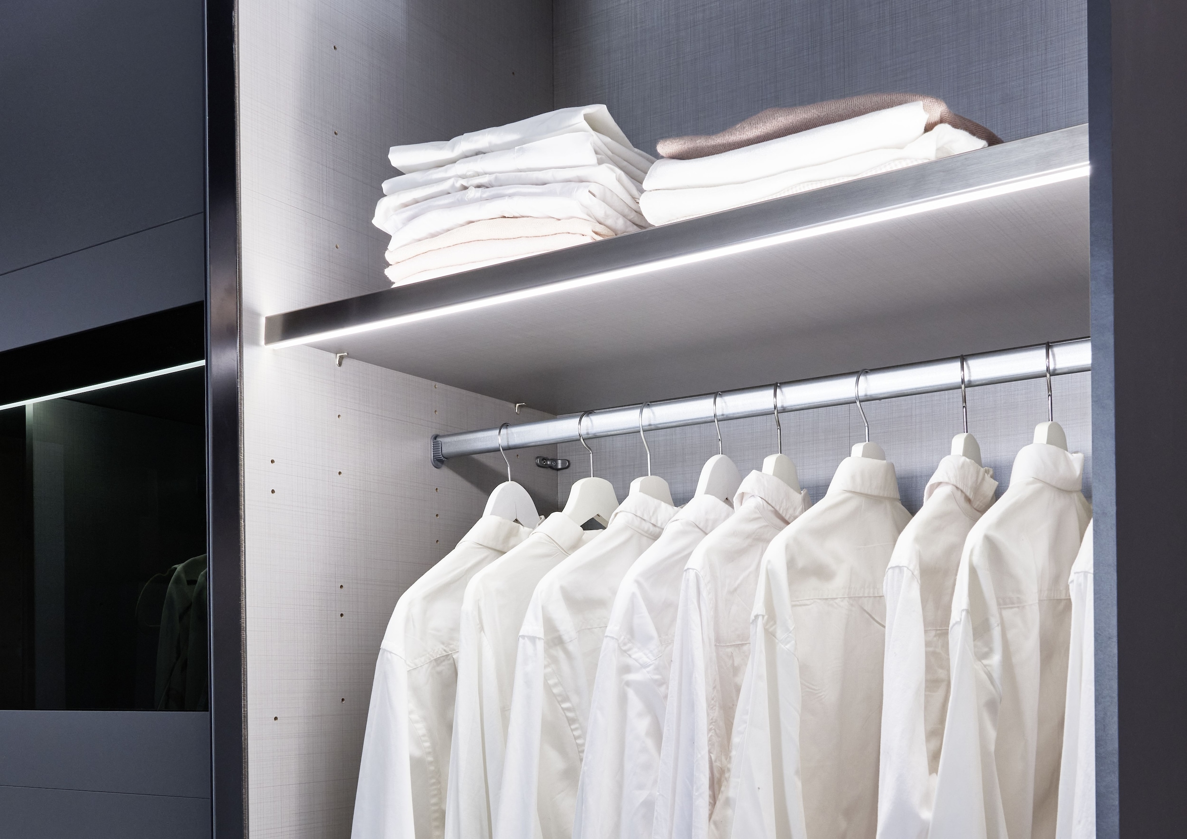 Wimex Schrankleuchte »Easy Plus in grau, Größe Höhe: 5 cm