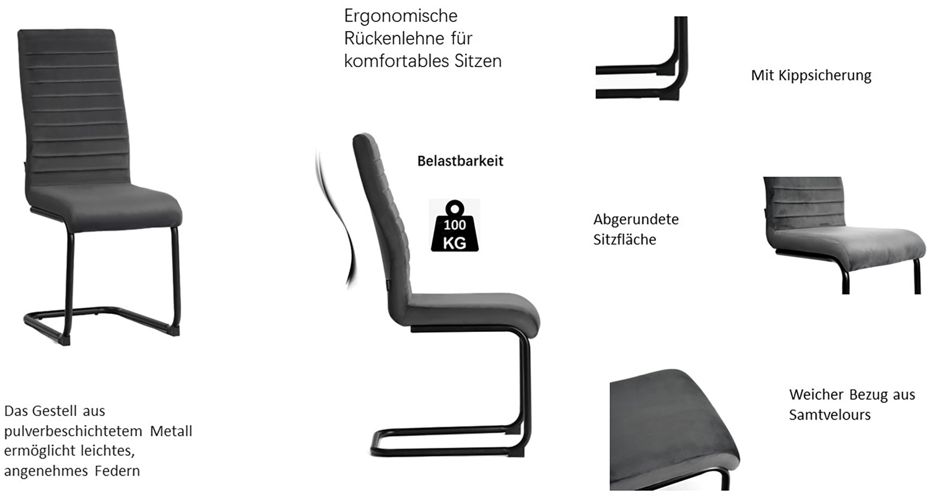 Home affaire Essgruppe »Elbach, TOPSELLER!«, (Set, 5 tlg.), Tisch ausziehbar 120-160 cm Esszimmer Tischgruppe