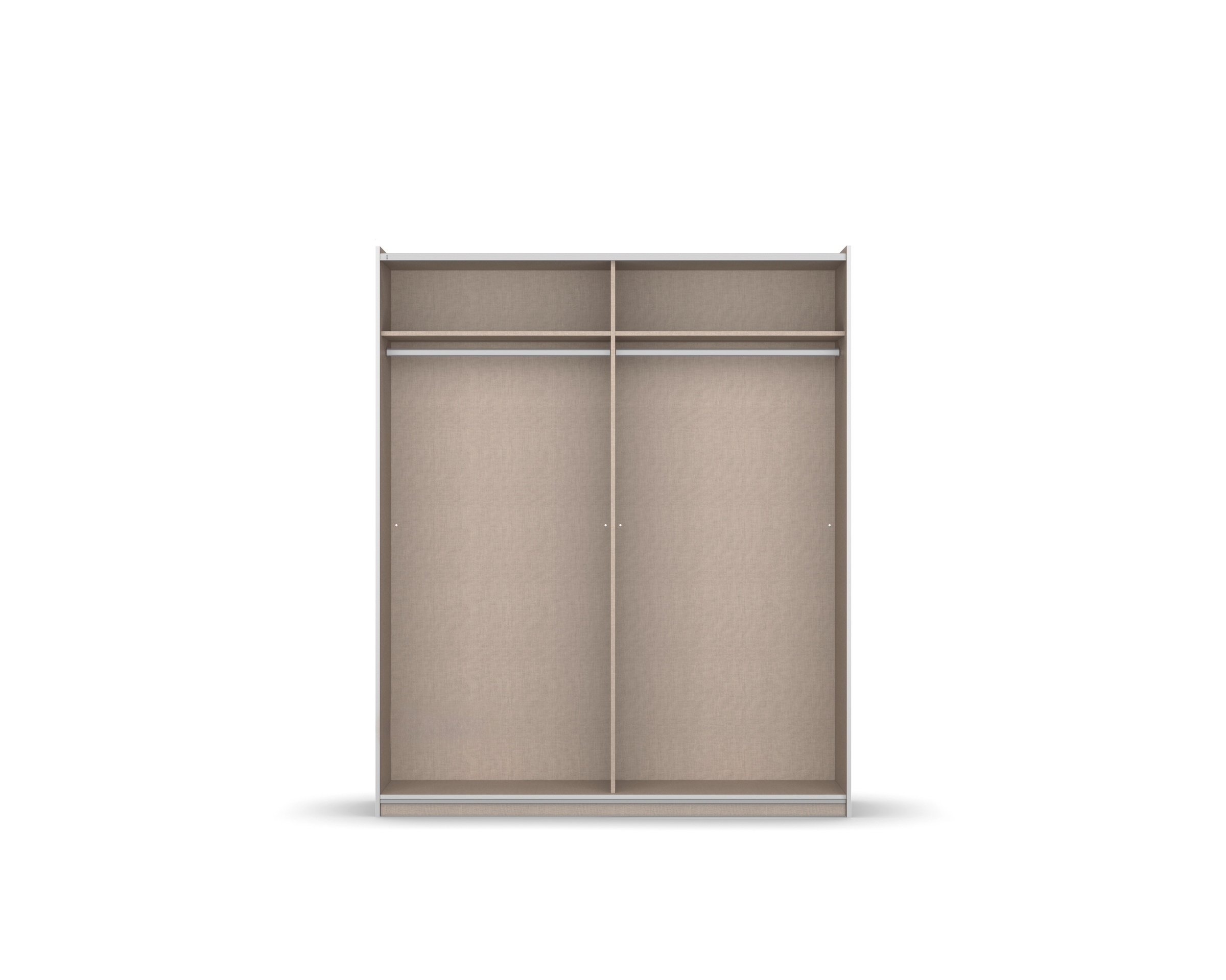 rauch Schwebetürenschrank »Kleiderschrank Schrank Garderobe Schlafzimmerschrank OXFORD«, (in 3 verschiedenen Ausstattungen BASIC/CLASSIC/PREMIUM), mit Griffleisten aus Metall, auch für kleinere Räume MADE IN GERMANY