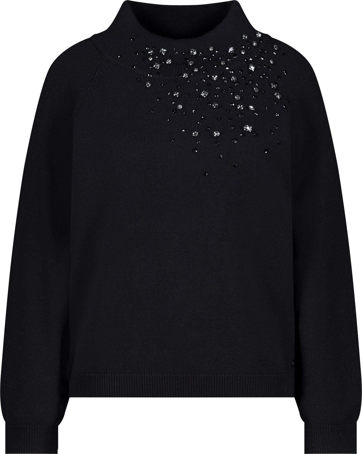 Monari Strickpullover »Pullover Schmucksteine« Regular fit mit Stehkragen