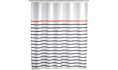 WENKO Duschvorhang »Marine White«, Breite 180 cm, Höhe 200 cm, Polyester, waschbar kaufen