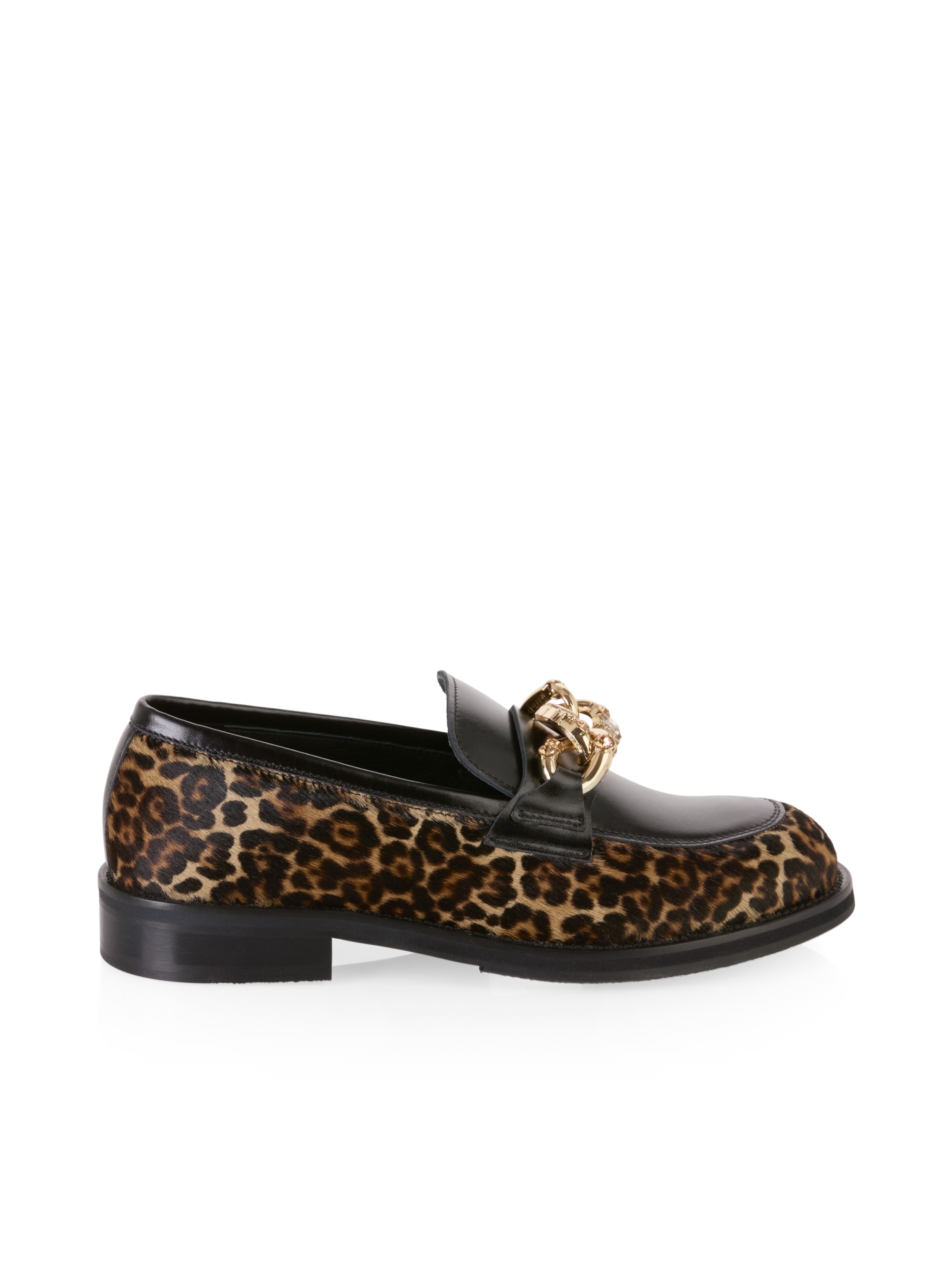 Marc Cain Loafer »Collections Feminine Rigour«, Slipper, Mokassin, Flats mit allover Leo-Print
