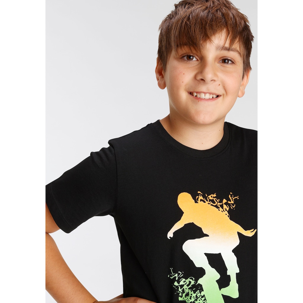 KIDSWORLD T-Shirt »Skating«