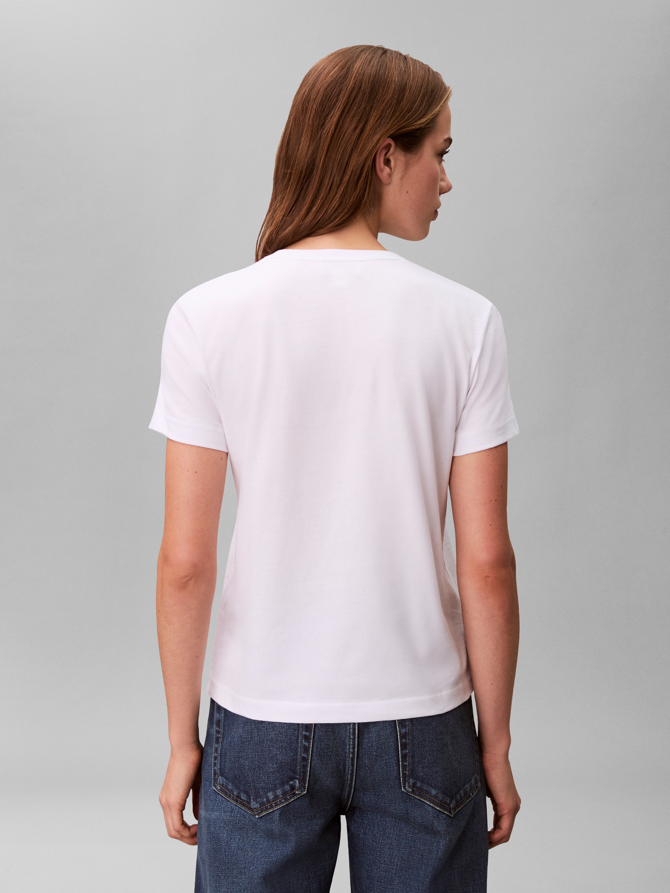 Calvin Klein Jeans T-Shirt »MONOLOGO CN 2 PACK TEE« Packung, 2er-Pack, 2 tlg. , Logoschriftzug