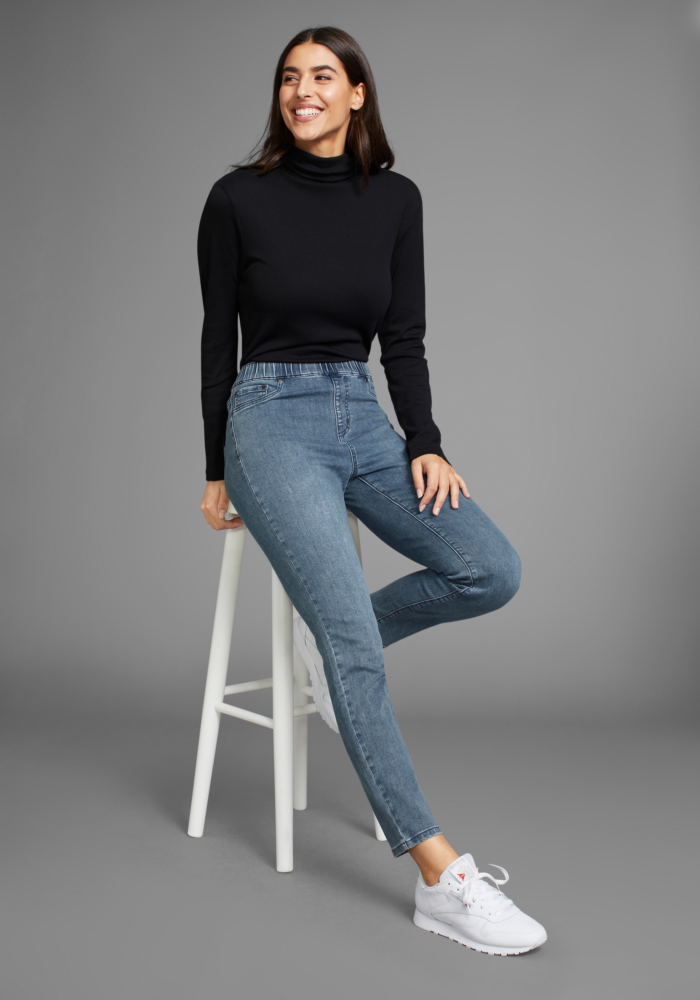 Arizona Skinny-fit-Jeans »Ultra Stretch - Curve Collection«, High Waist