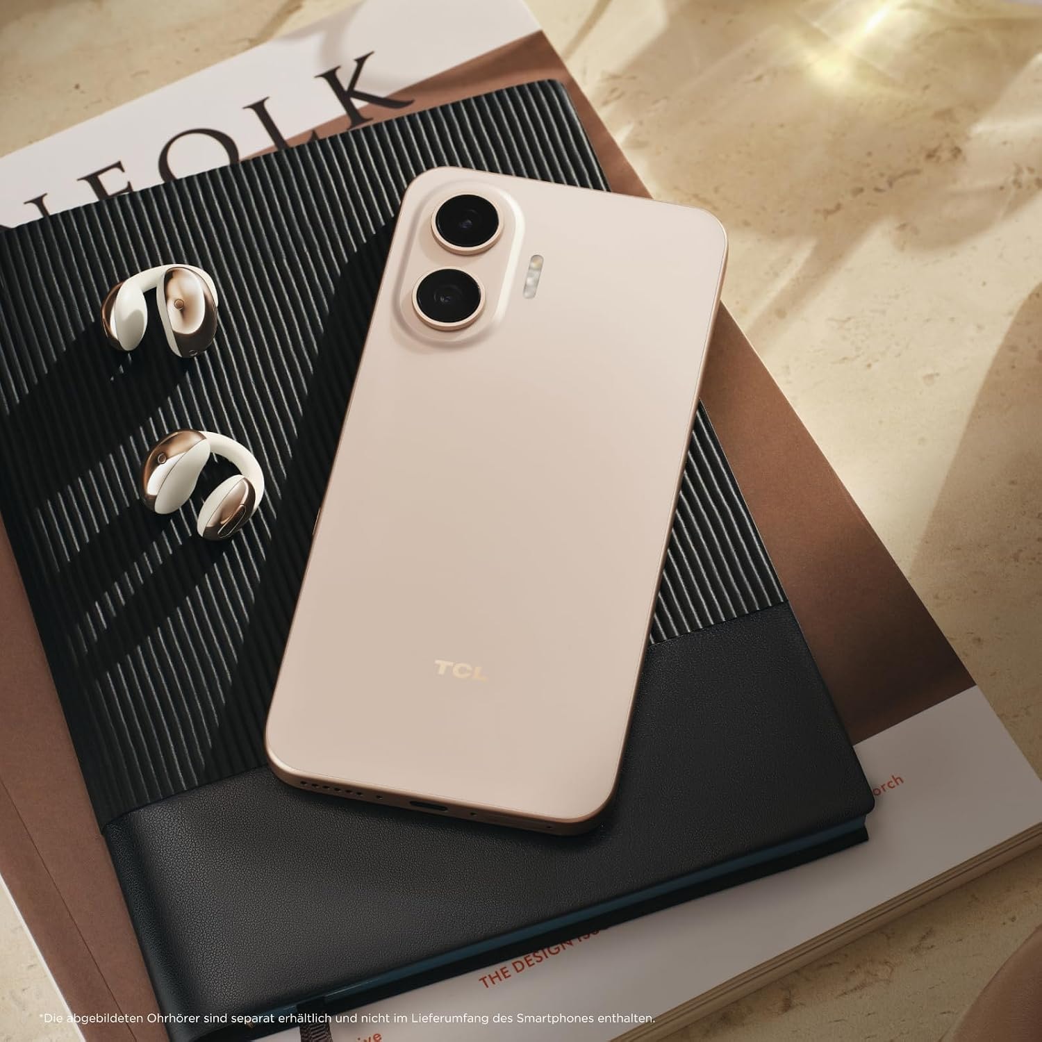 TCL Smartphone »P80 Pro 8+256GB« Sunlit Gold NXTPAPER-Technologie