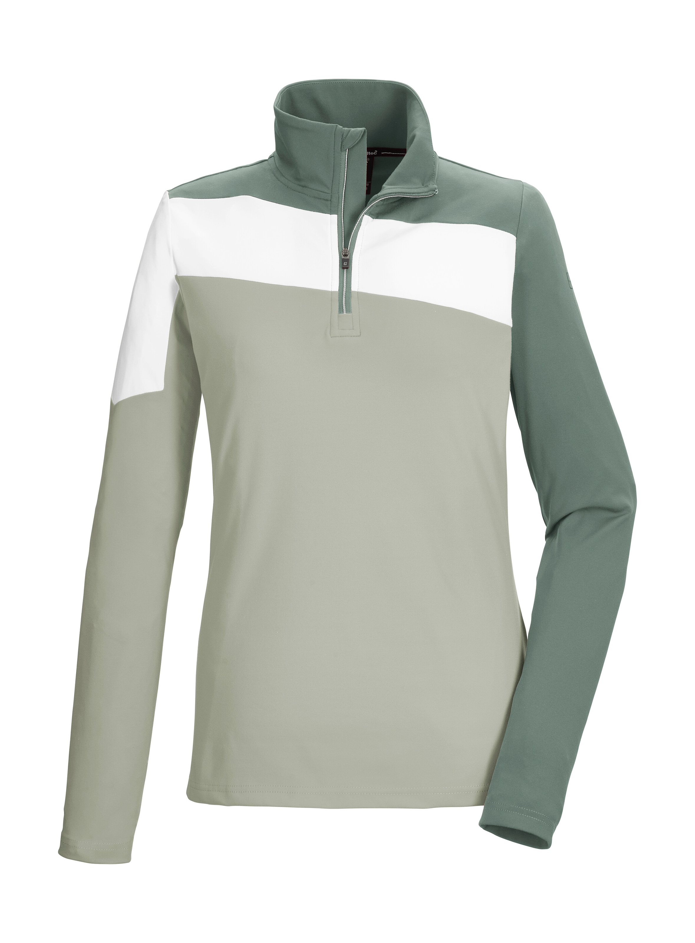 Killtec Langarmshirt »KSW 258 WMN LS SHRT« Langarmshirt aus Komfort-Stretch mit Stehkragen