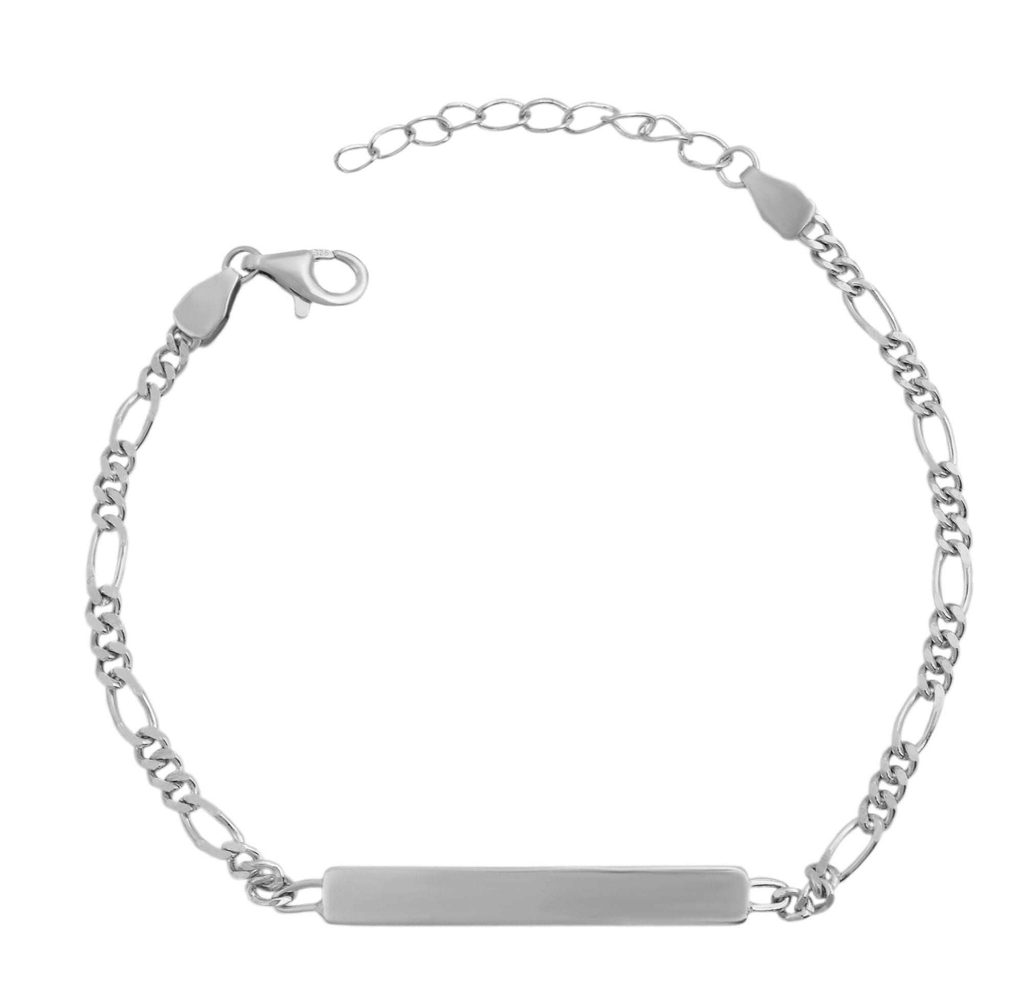 Adelia´s Armband »Unisex Armband aus 925 Silber 14+3 cm«