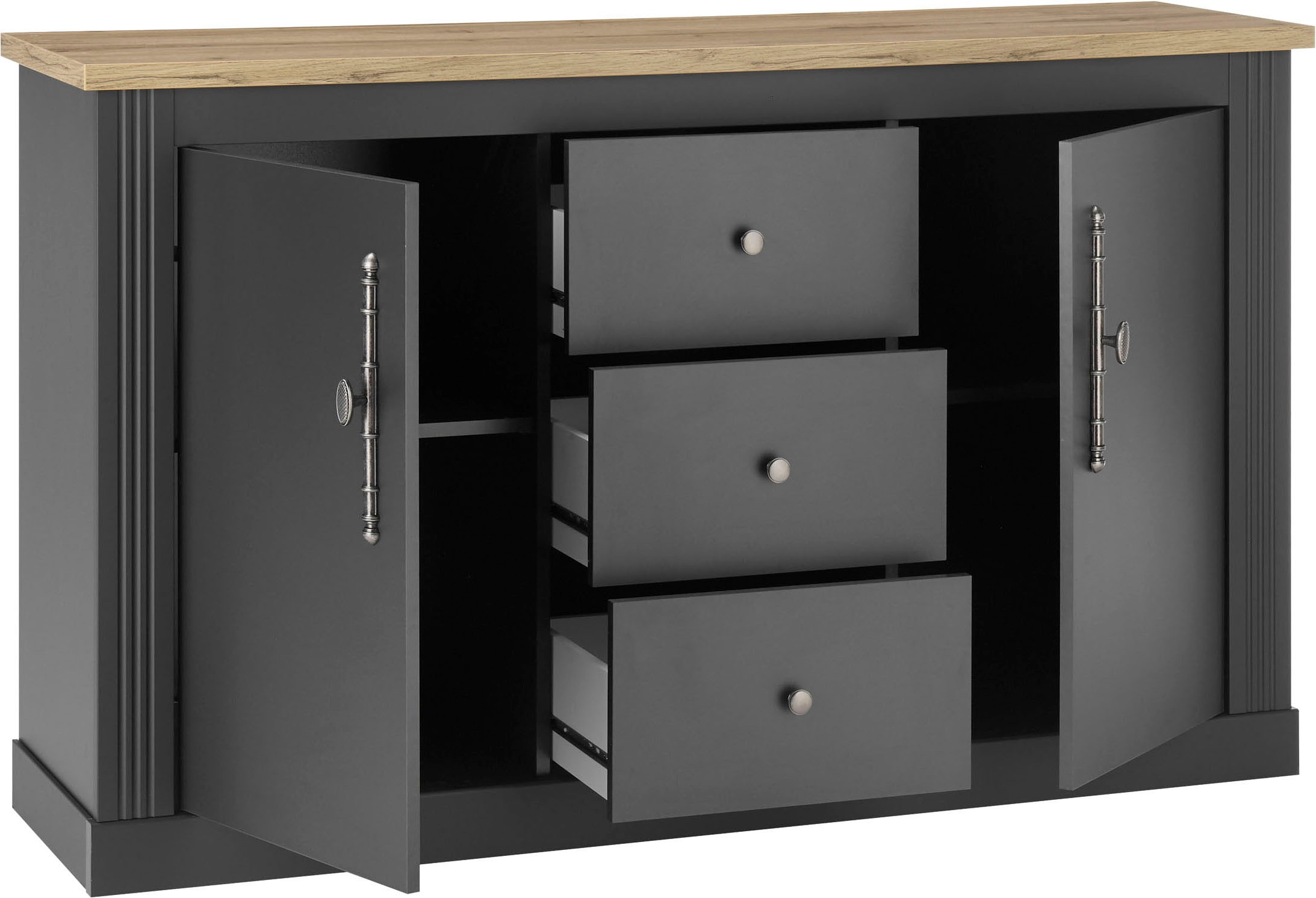 Home affaire Sideboard »WESTMINSTER TOPSELLER!«, (Breite ca. 146 cm), im romantischen Landhausstil