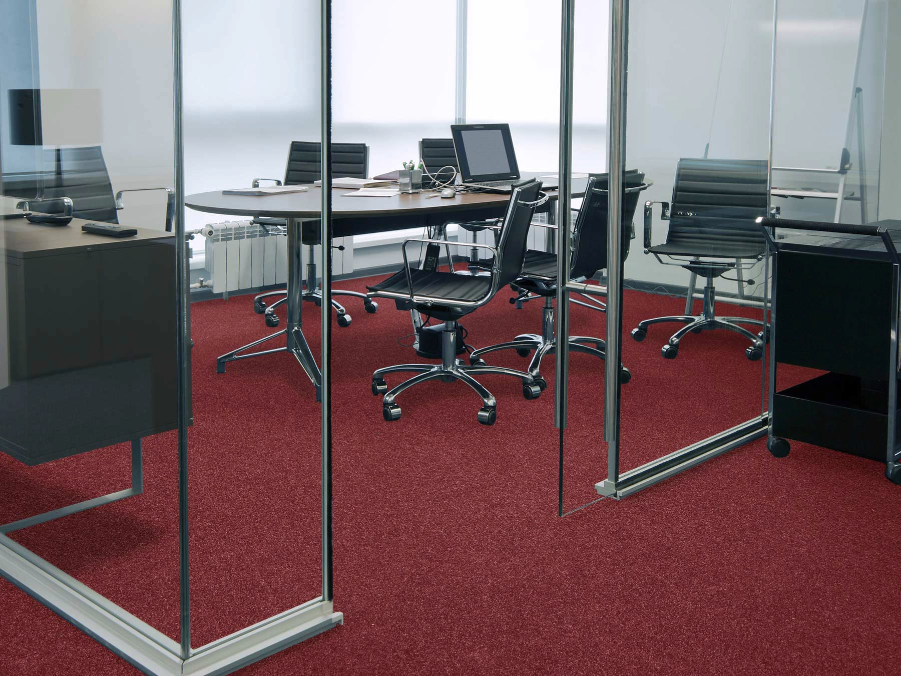 Primaflor-Ideen in Textil Nadelvliesteppich »MERLIN, Made in Netherlands« rechteckig 5,2 mm Höhe Flachgewebe, Nadelvlies, meliert, besonders robust & strapazierfähig