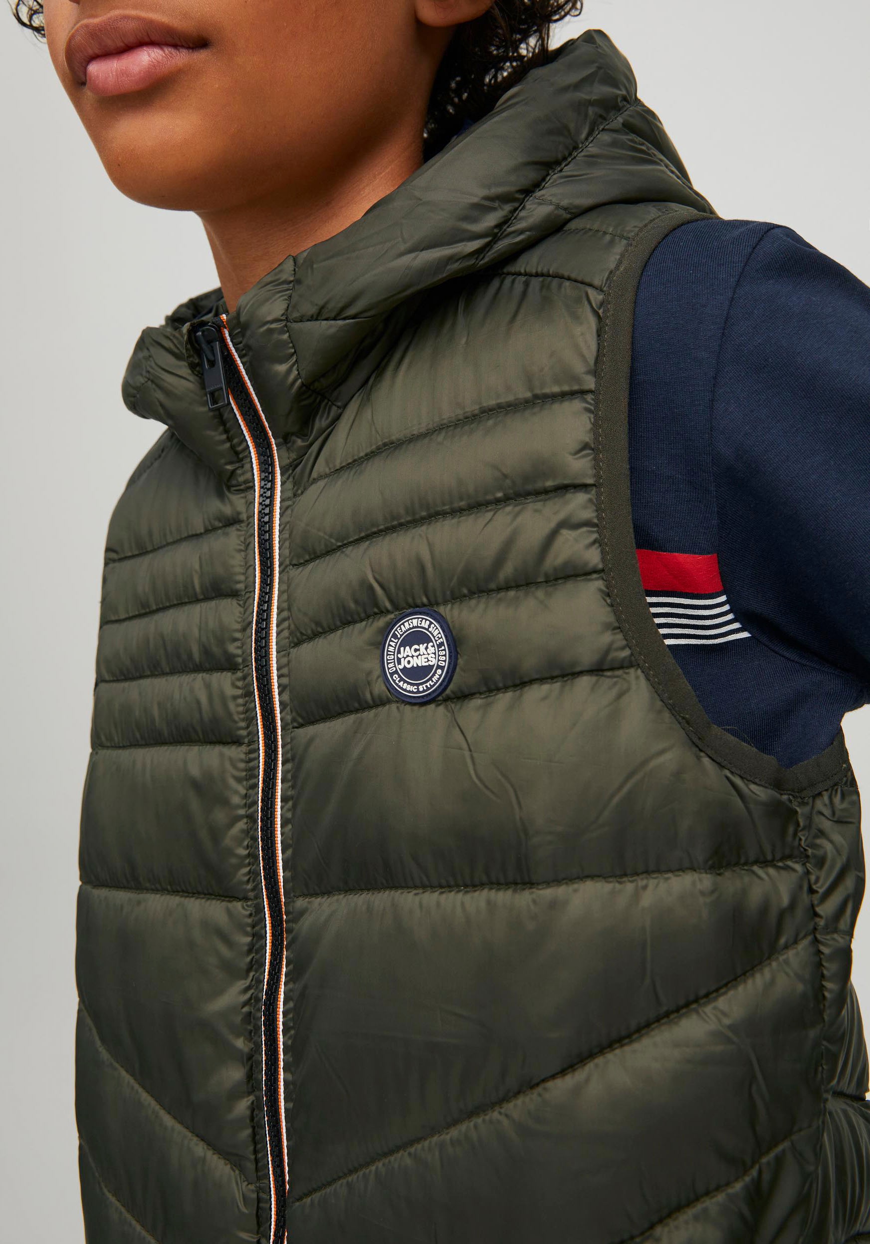 Jack & Jones Junior Steppweste »JJEHERO BODYWARMER HOOD NOOS JNR«