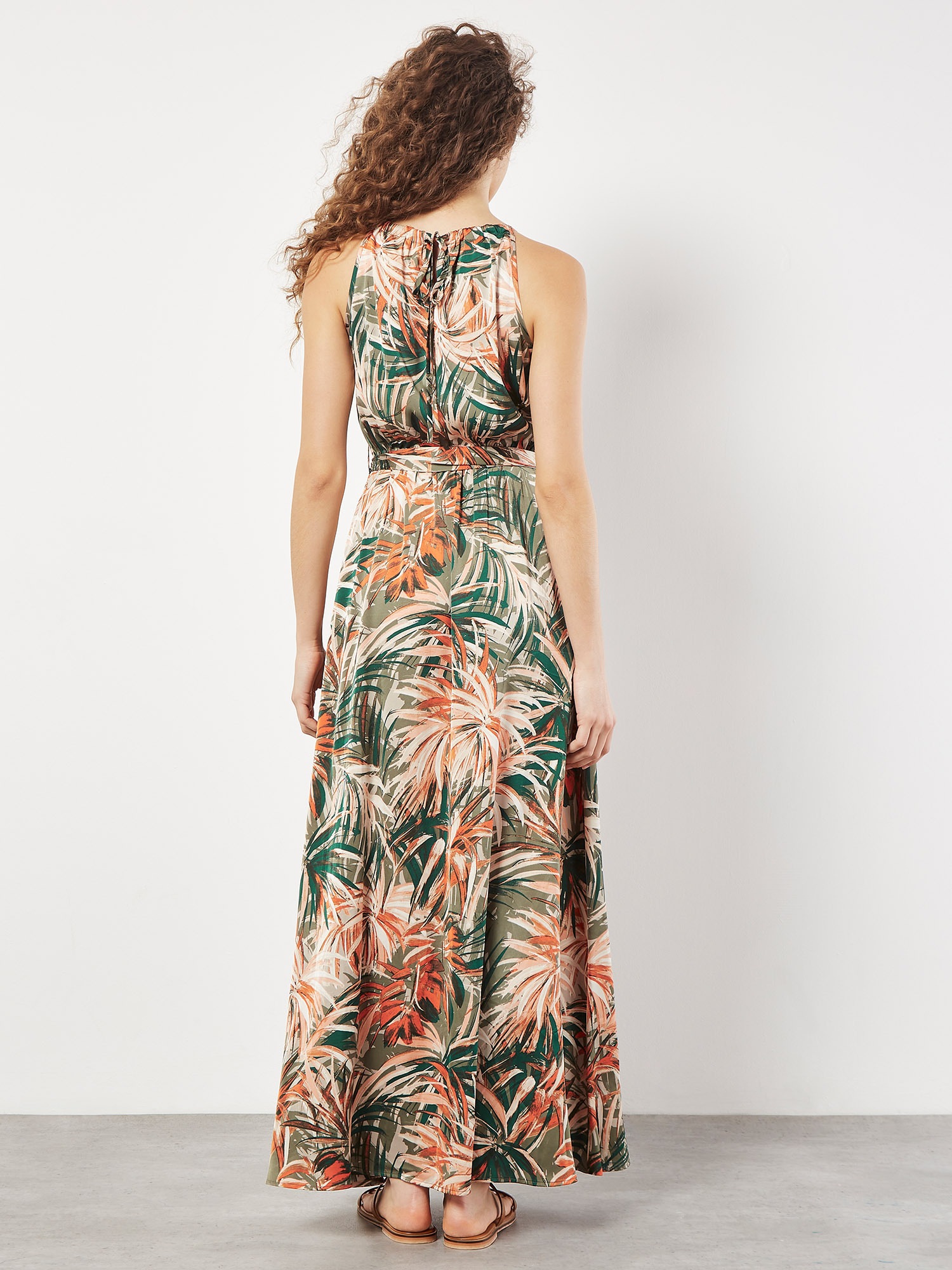 Apricot Midikleid »Maxikleid« mit Bindeband, 2 tlg. mit Bindeband