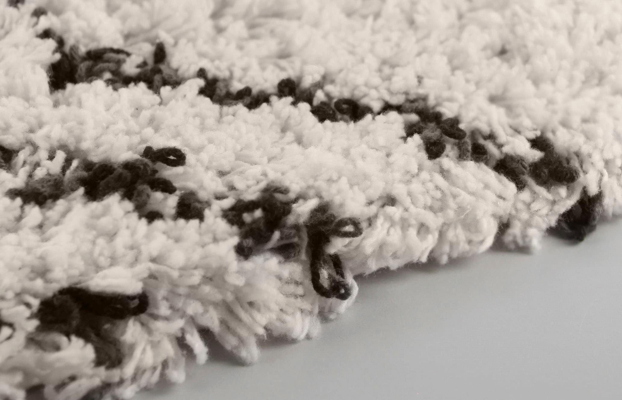 Kleine Wolke Badematte »Boho«, rutschhemmend beschichtet, fußbodenheizungsgeeignet, Badteppich, modernes Rauten Muster, reine Baumwolle, waschbar
