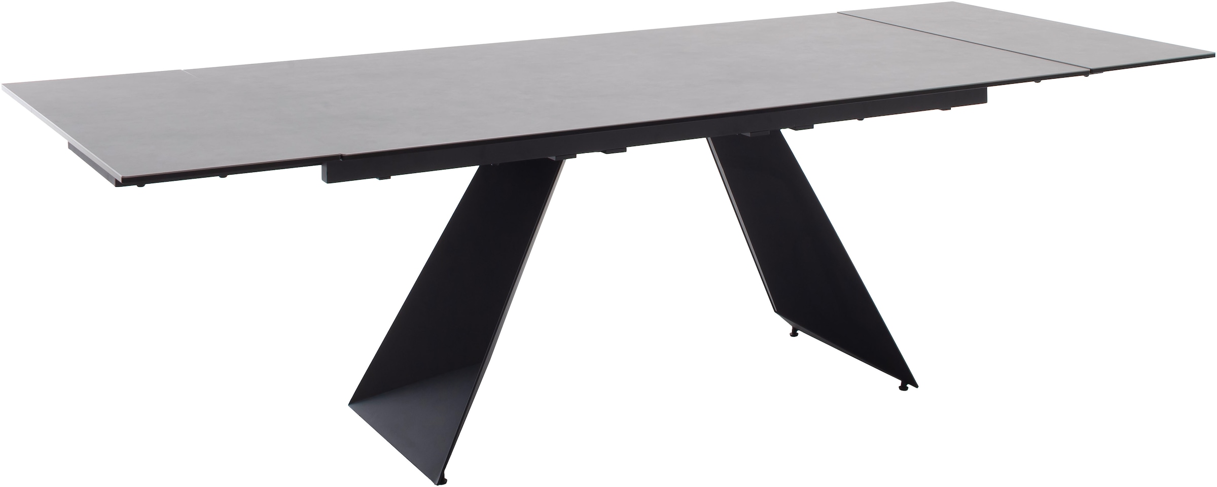 MCA furniture Esstisch »Nagoya« 1 Stk. tlg. Auszugstisch, Stirnauszug, Metallgestell, Keramik, Sicherheitsglas