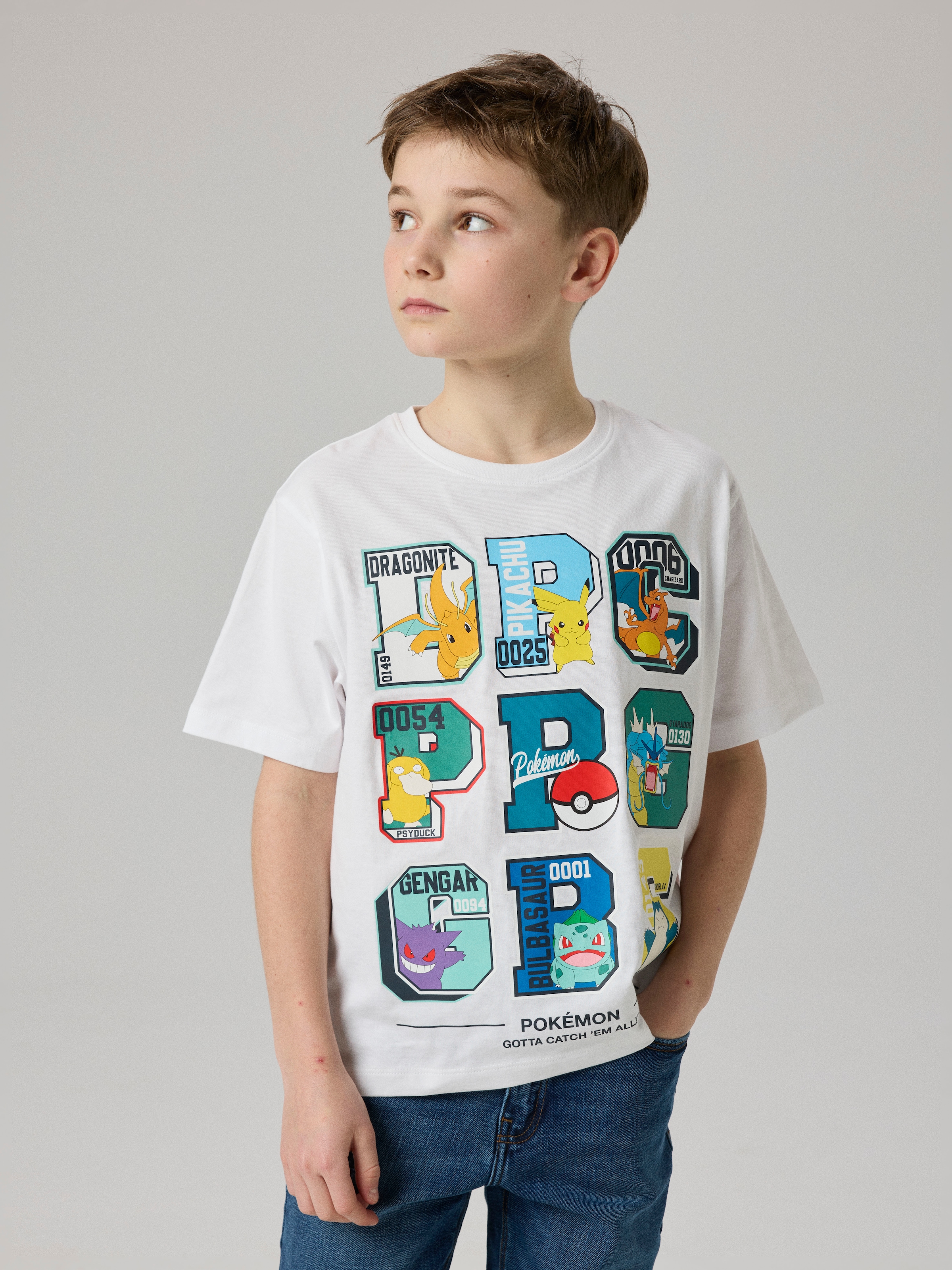 Name It T-Shirt »NKMJULIO POKEMON SS NREG TOP NOOS SKY« Baumwolle, regular fit