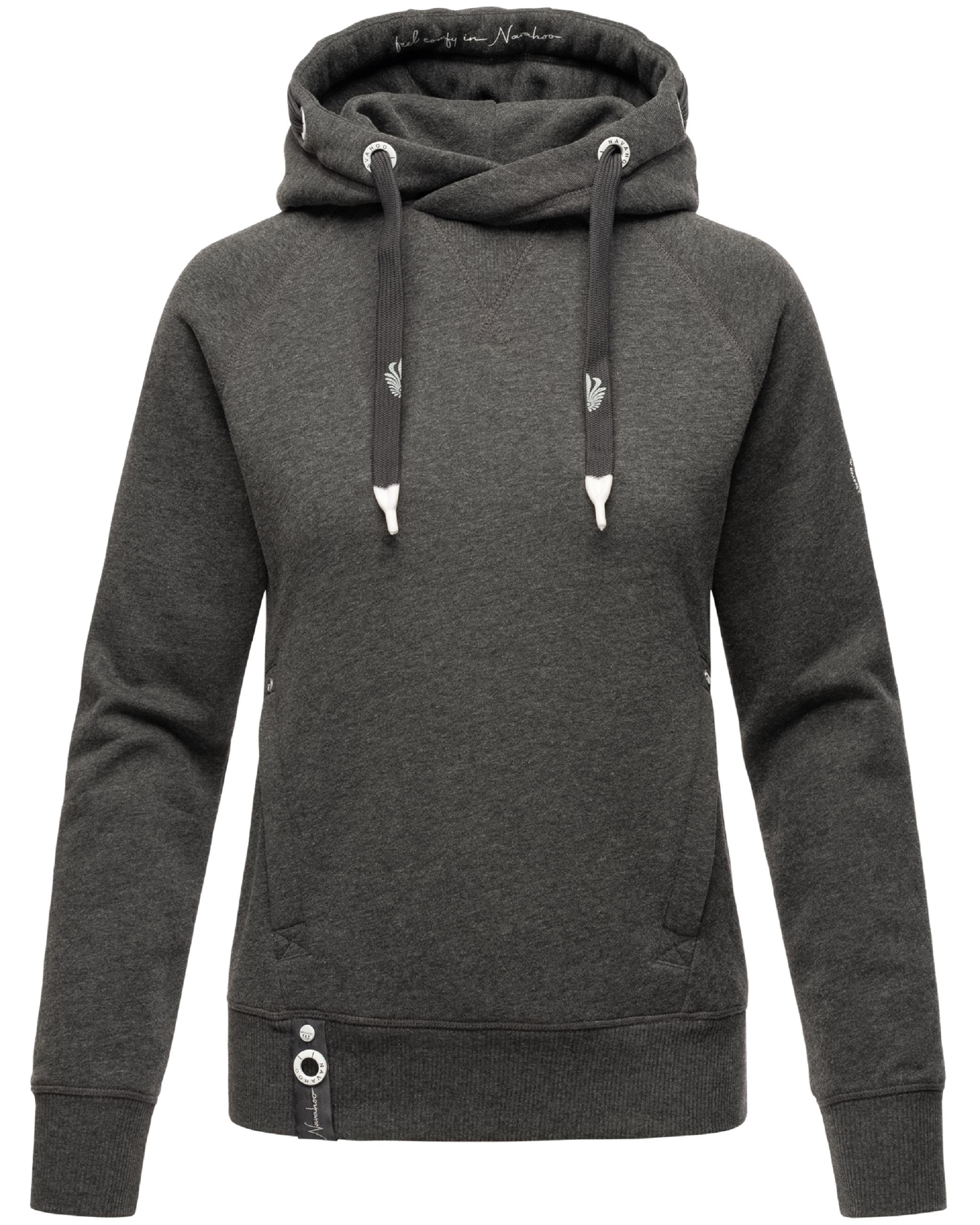 Navahoo Kapuzensweatshirt »Kapuzensweatshirt Liebesmäuschen«, Kuscheliger Damen Hoodie mit dicken Tunnelzugkordeln