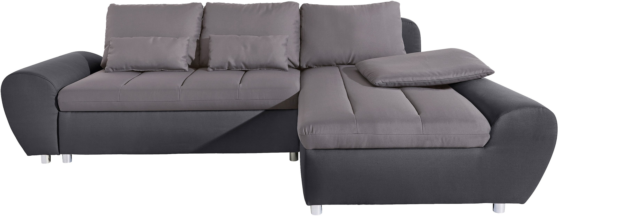 sit&more Ecksofa »Bandos L-Form« in 2 unterschiedlichen Größen, wahlweise mit Bettfunktion