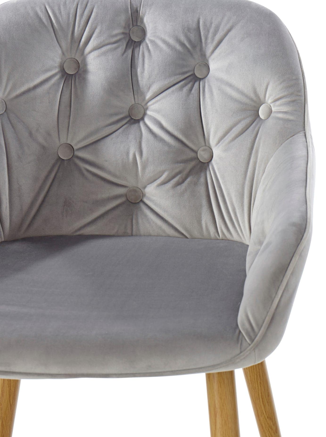 heine home Stuhl, 2er-Set in Samtoptik