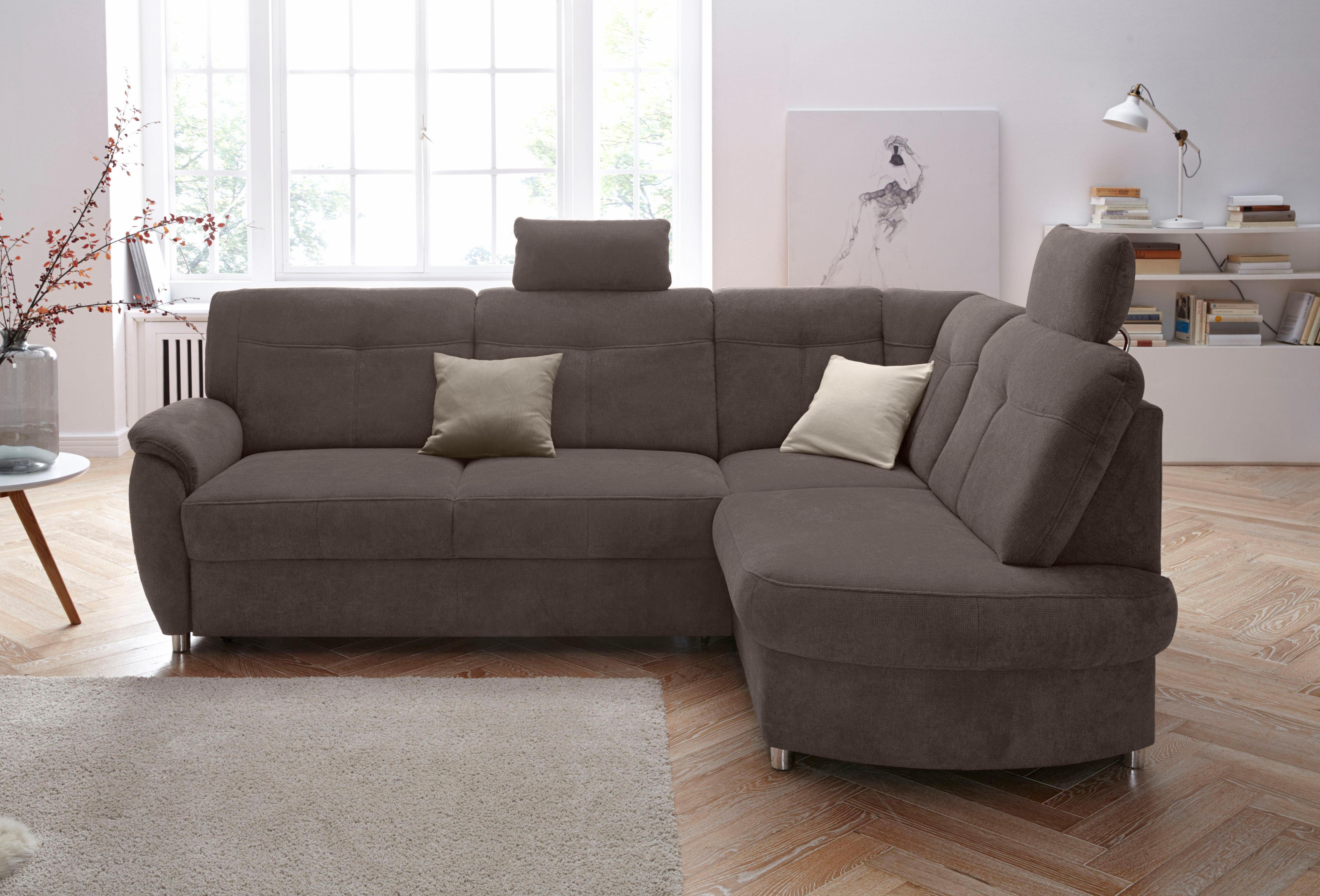 sit&more Ecksofa "Sonoma L-Form" wahlweise mit Schlaffunktion und Bettkasten