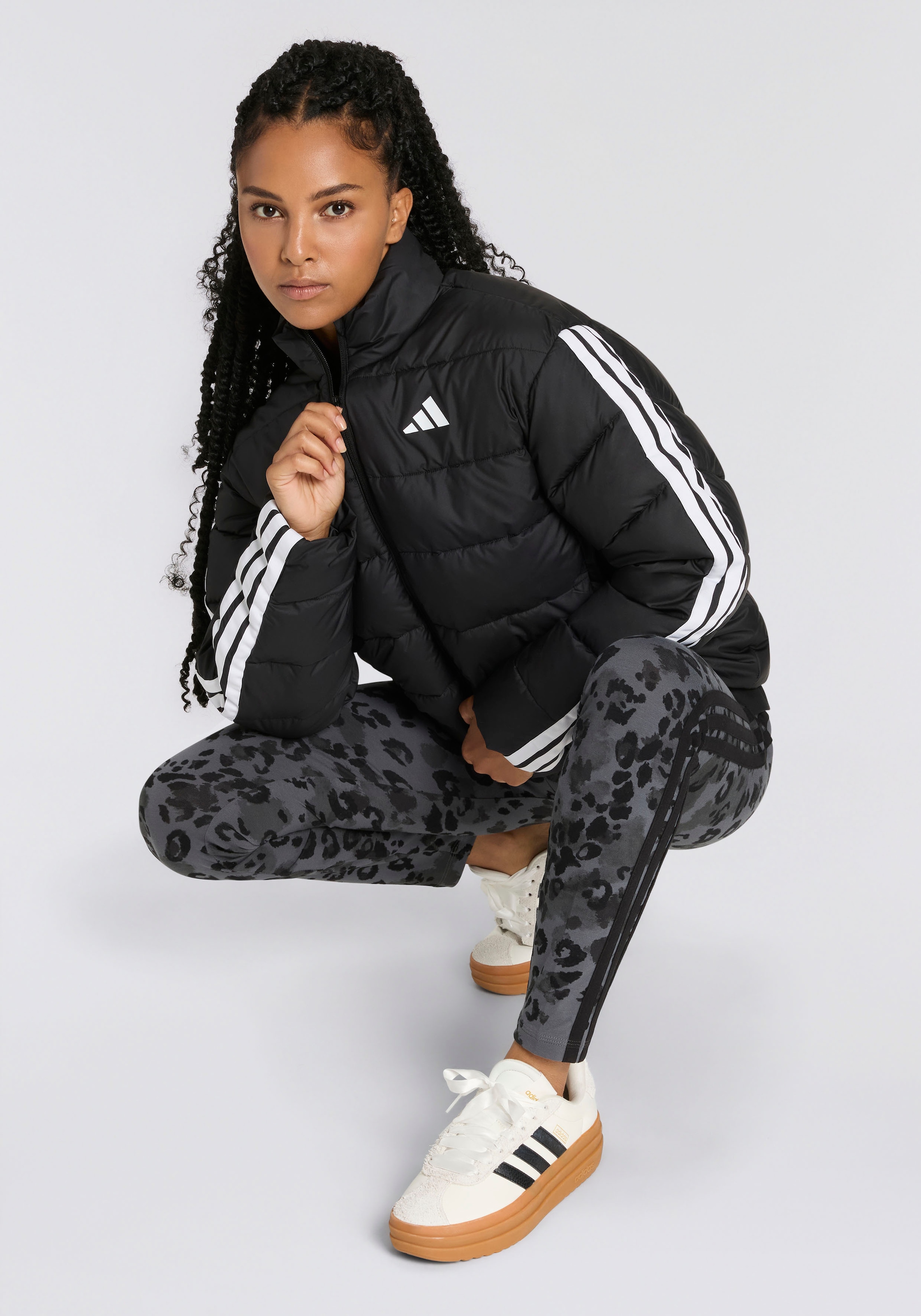 adidas Sportswear Steppjacke »ESSENTIALS CLIMAWARM 3-STREIFEN SYNTHETIK-N«