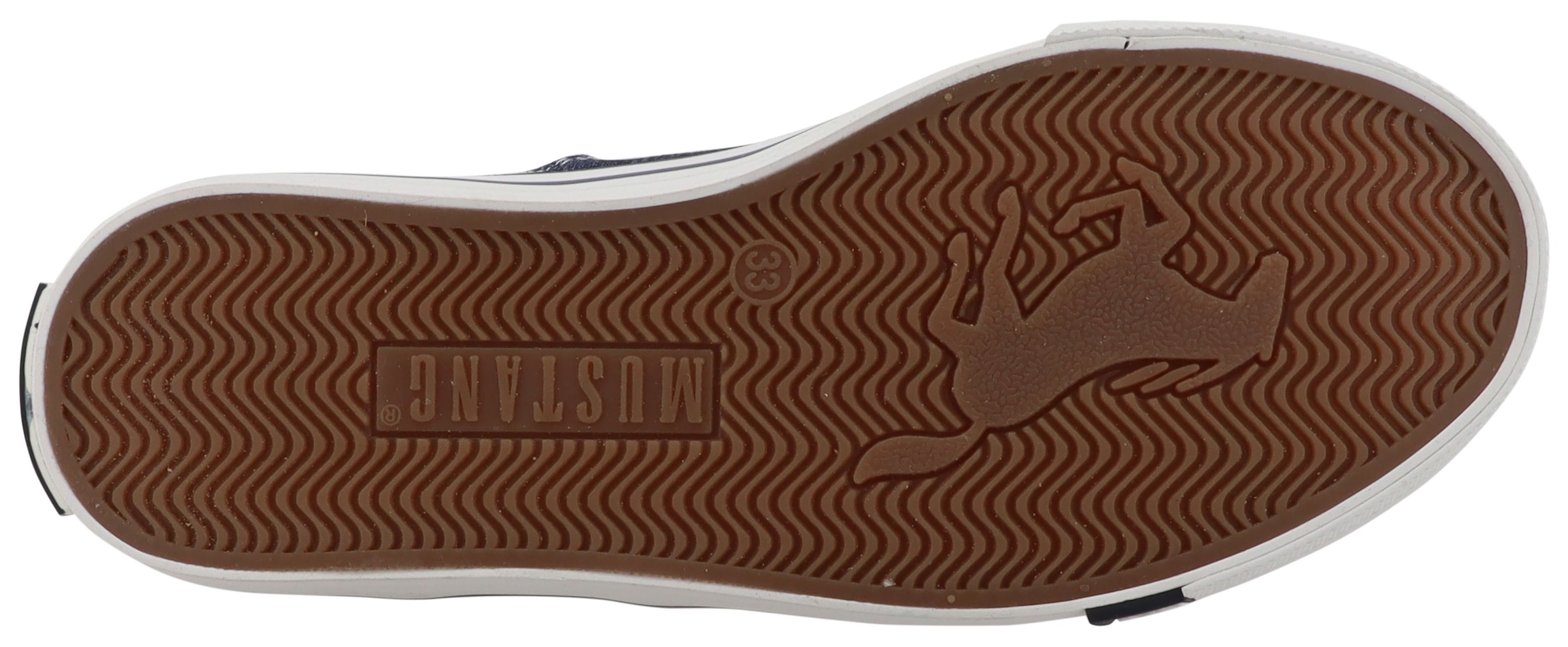 Mustang Shoes Sneaker »Gaspare«  Freizeitschuh, Schnürboots, High Top-Sneaker mit Nieten